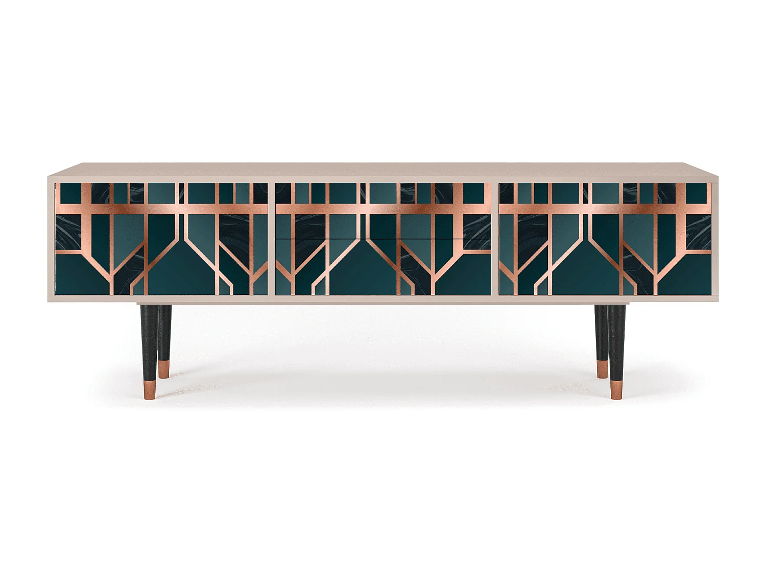 Meuble TV - 170х59х48 cm - T4 - Emerald Metro, Latte