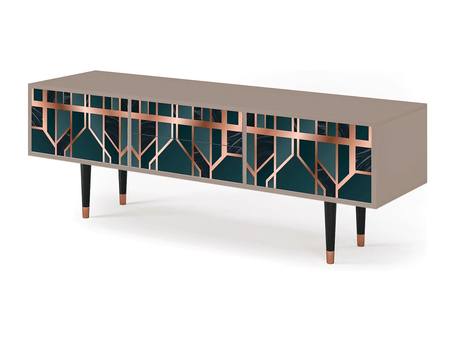 Meuble TV - 170х59х48 cm - T4 - Emerald Metro, Latte