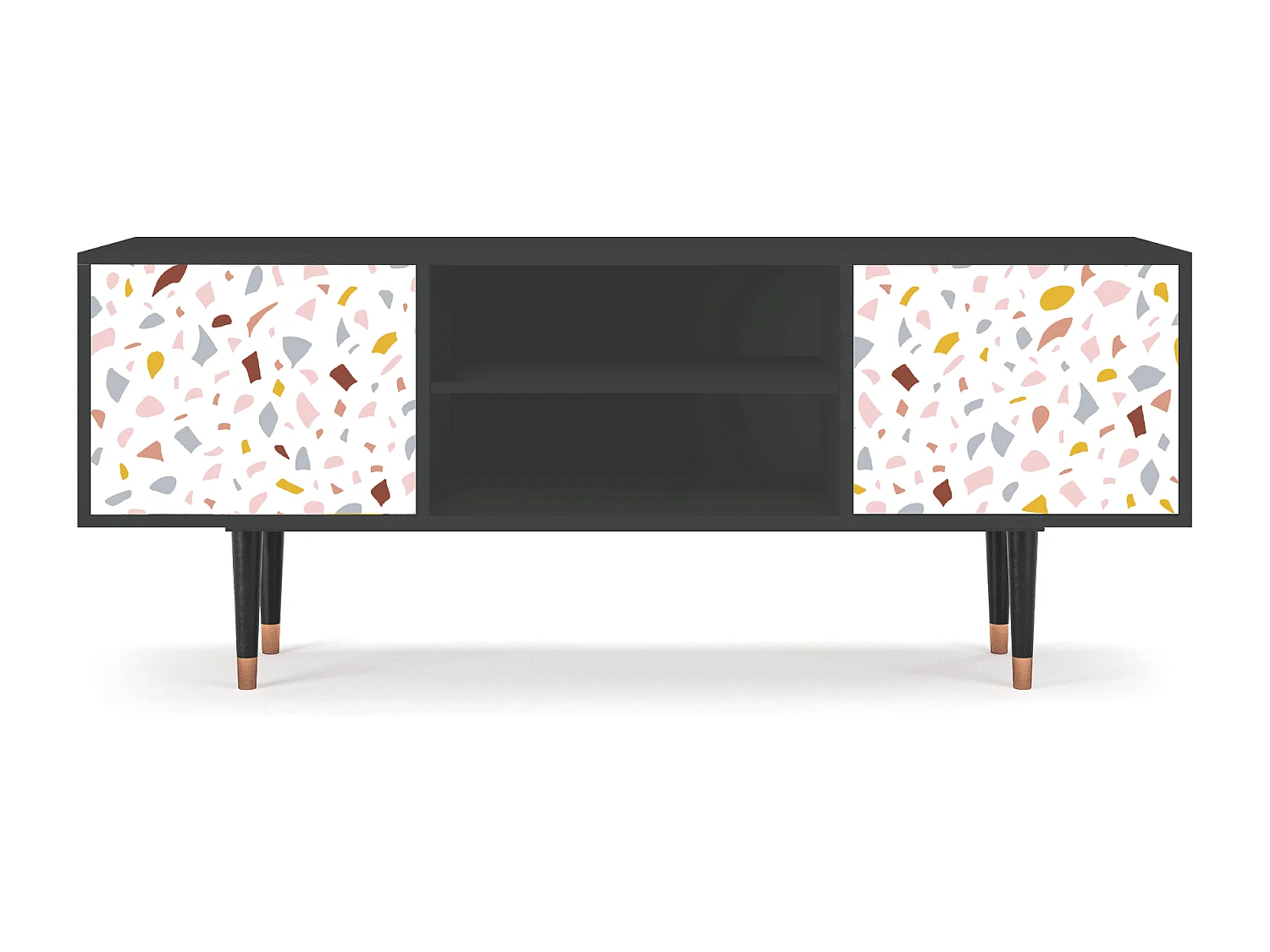 Mobile TV - 170х69х48 cm - T2 - Marmelade Cheese, Antracite