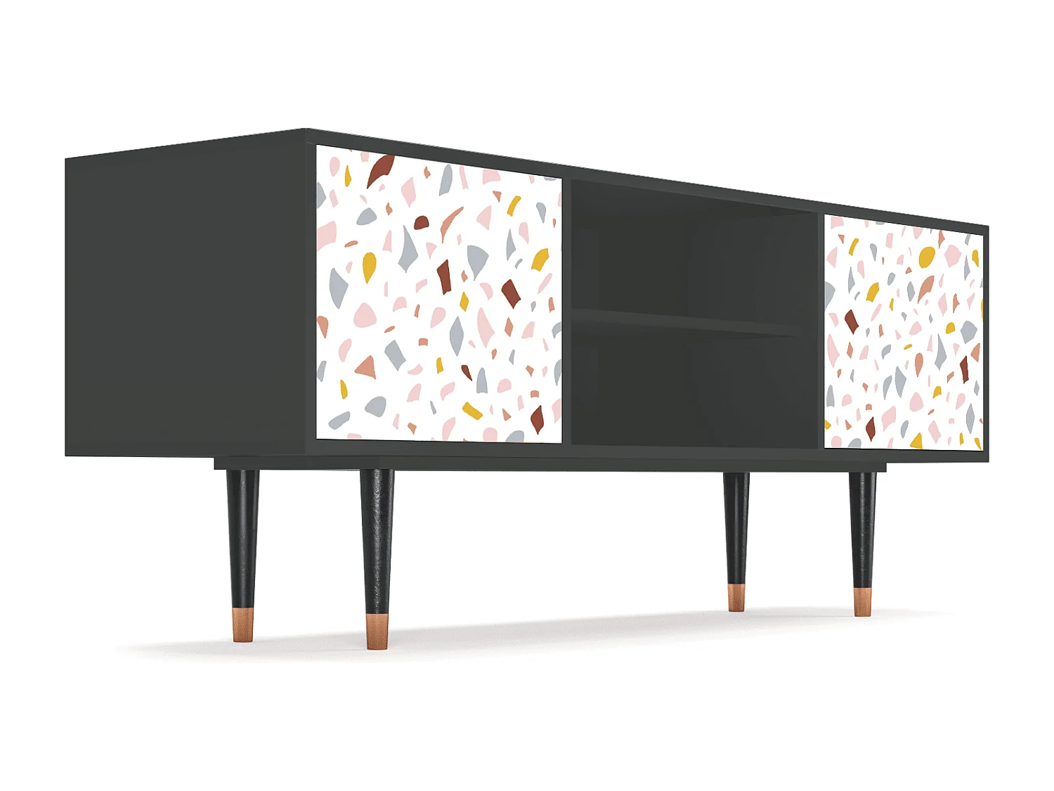 Mobile TV - 170х69х48 cm - T2 - Marmelade Cheese, Antracite