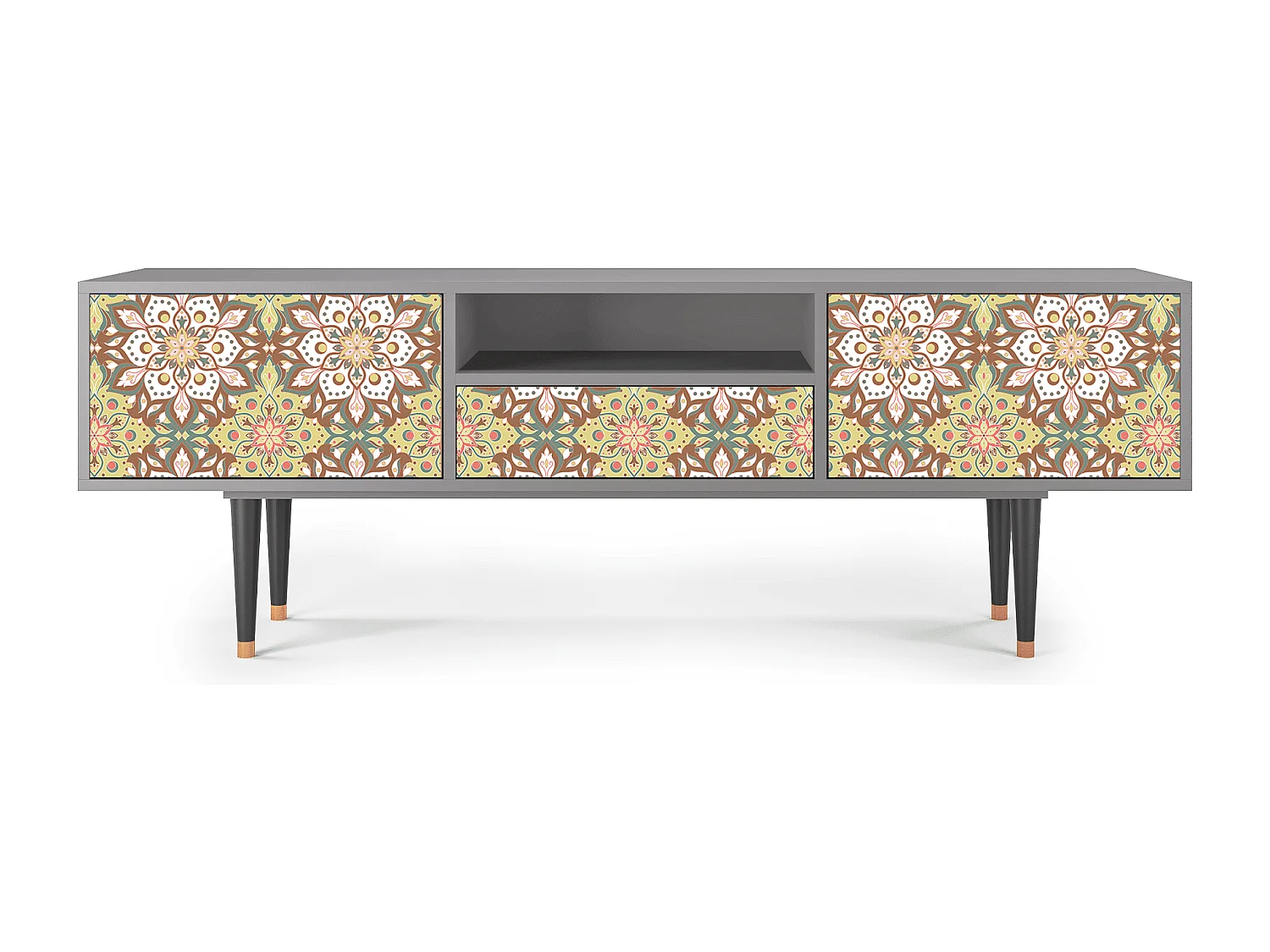 Mobile TV - 170х59х41 cm - T6 - Chinese Tea, Grigio