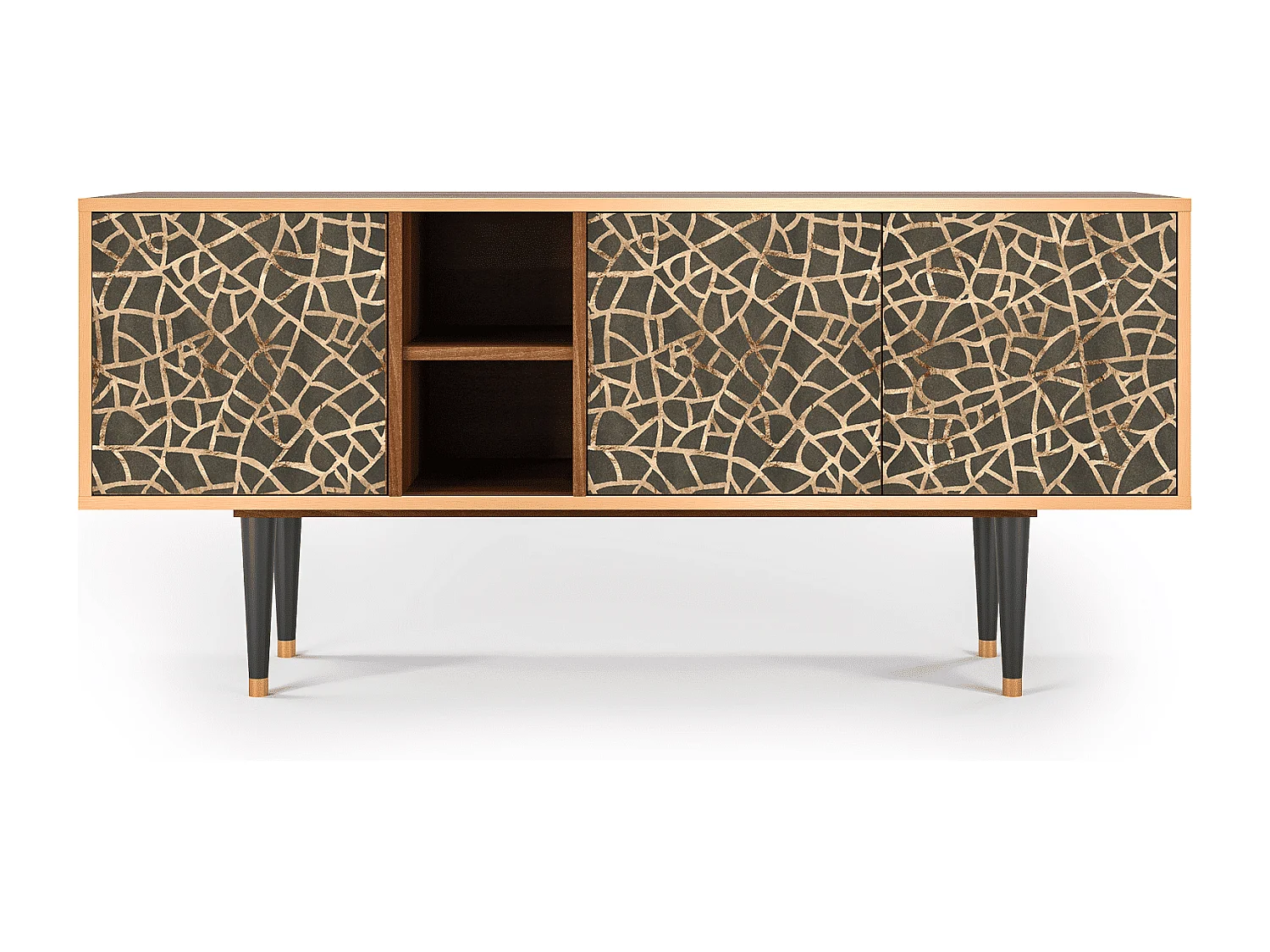 Mueble de TV - 150х69х41 cm - T5 - Enlarged Leaf, Nogal