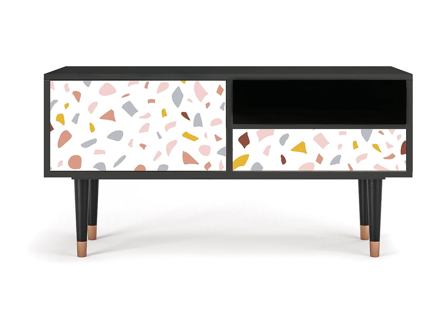 Meuble TV - 115х59х48 cm - T3 - Marmelade Cheese, Anthracite