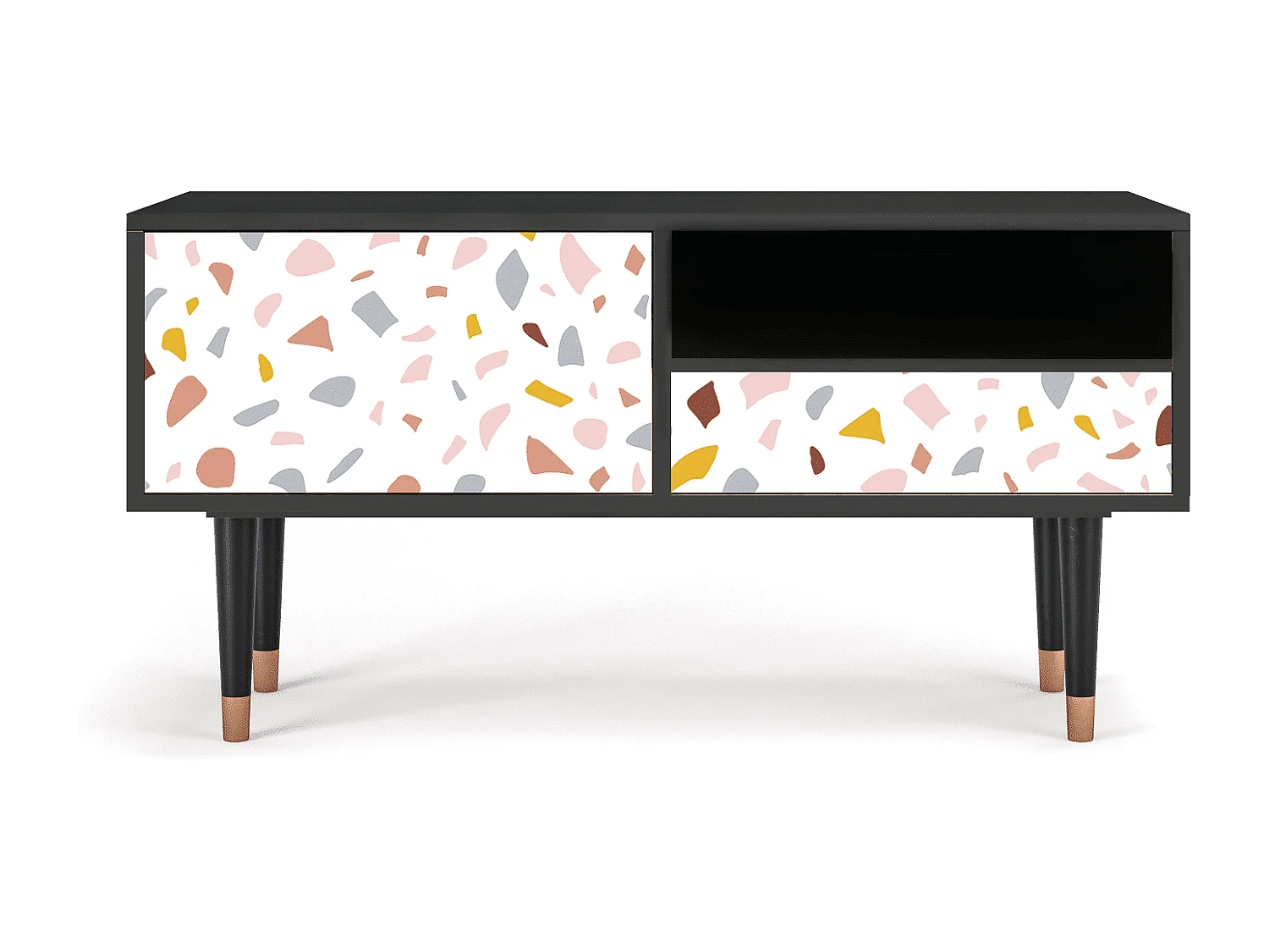 Mobile TV - 115х59х48 cm - T3 - Marmelade Cheese, Antracite