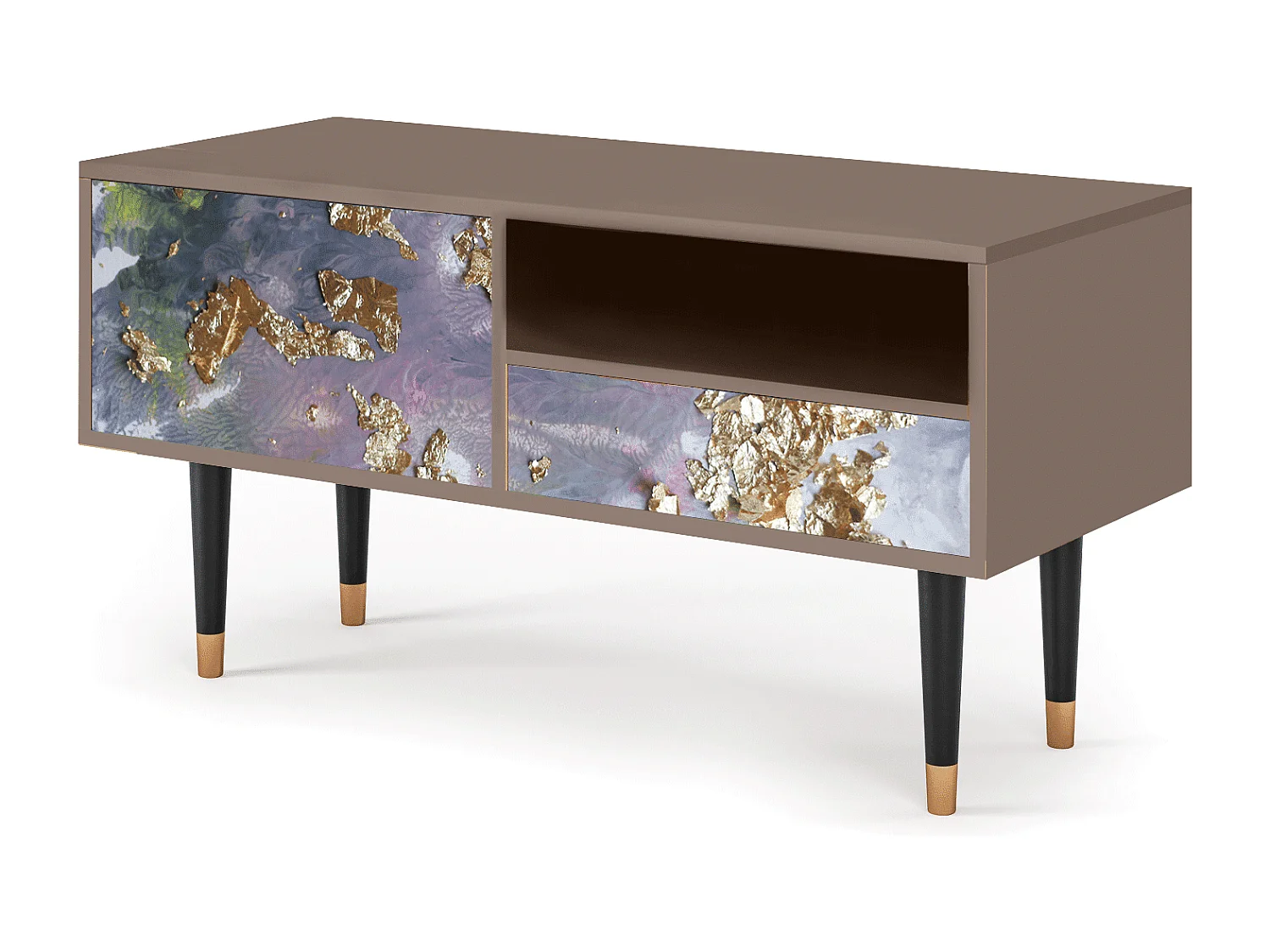 TV-Möbel - 115х59х48 cm - T3 - Planet Earth, Latte