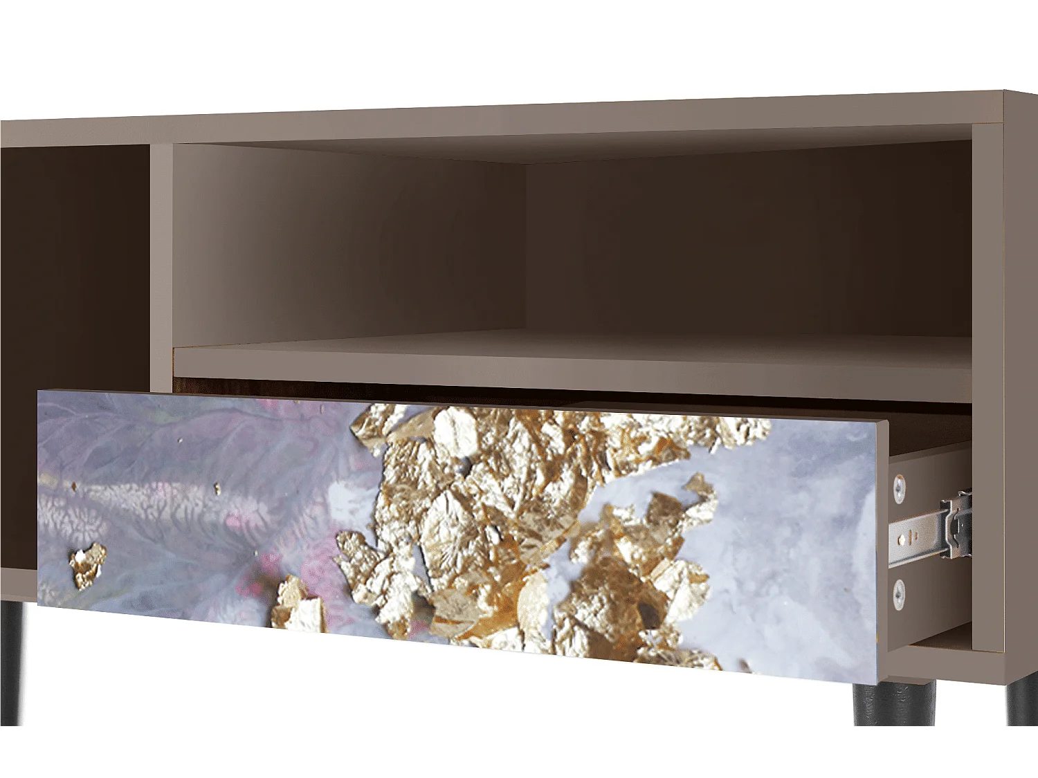TV-meubel - 115х59х48 cm - T3 - Planet Earth, Latte