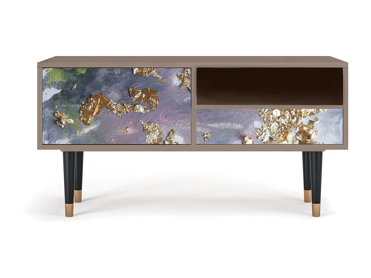 TV-Möbel - 115х59х48 cm - T3 - Planet Earth, Latte