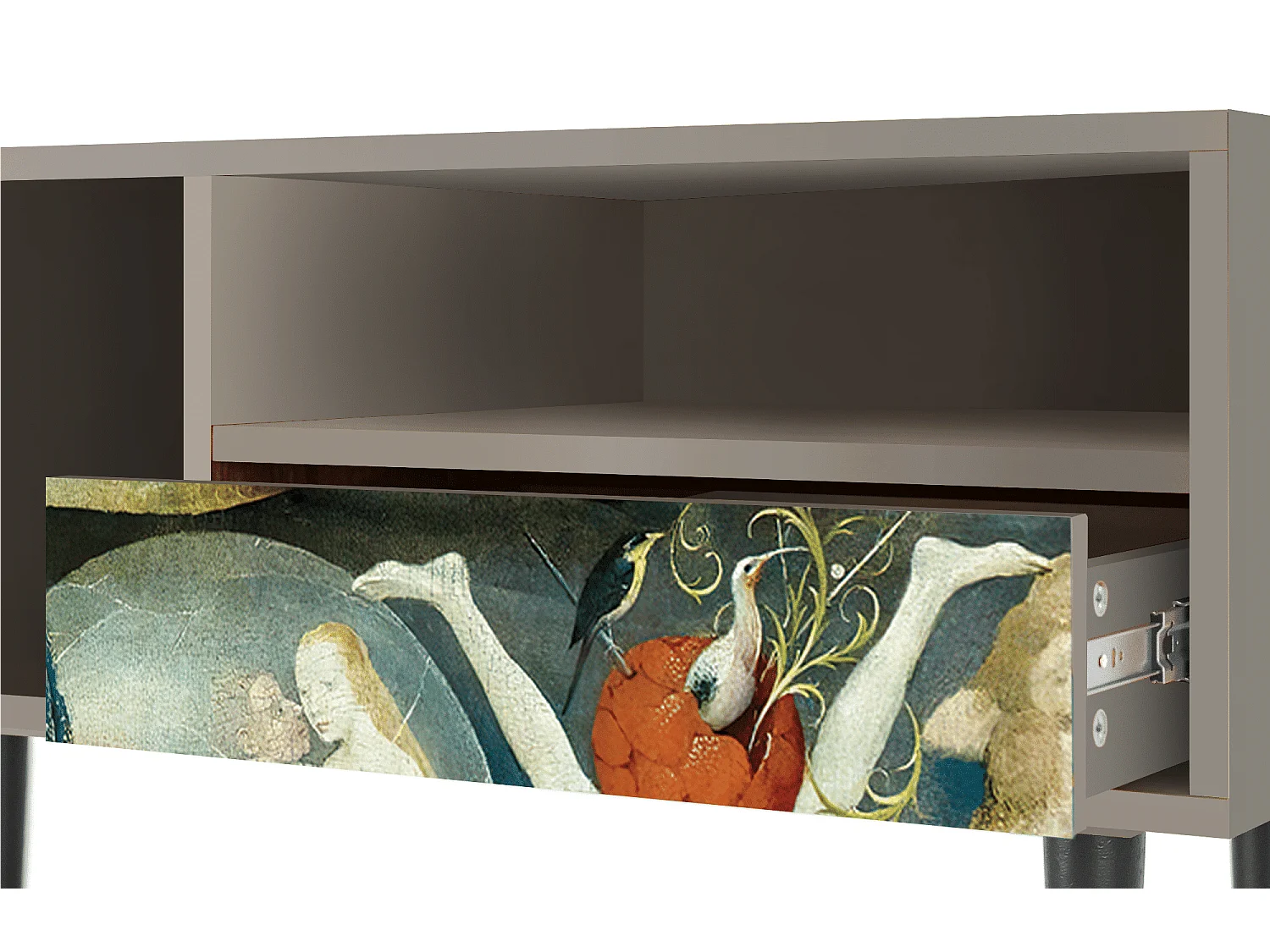 Szafka RTV - 115х59х48 cm - T3 - The Garden Of by Bosch, Piaskowy