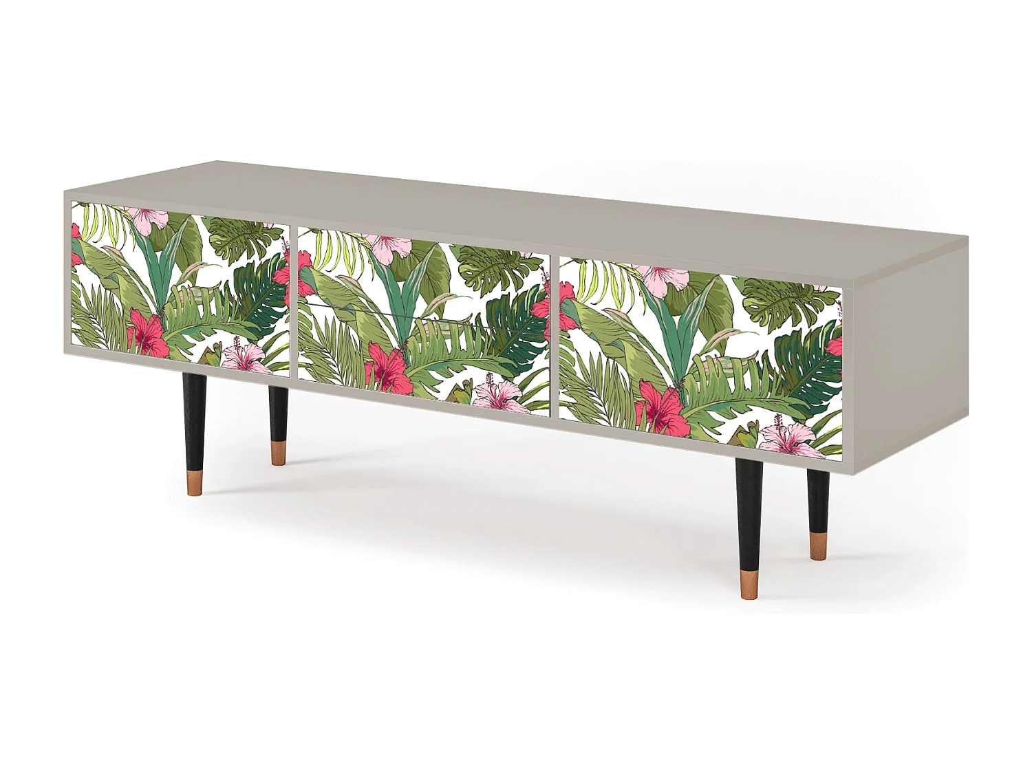 Mobile TV - 170х59х48 cm - T4 - Verdant Tropics, Sabbia