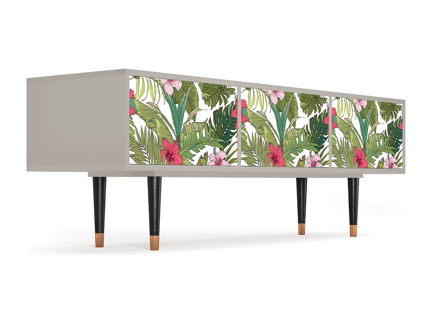 Mobile TV - 170х59х48 cm - T4 - Verdant Tropics, Sabbia