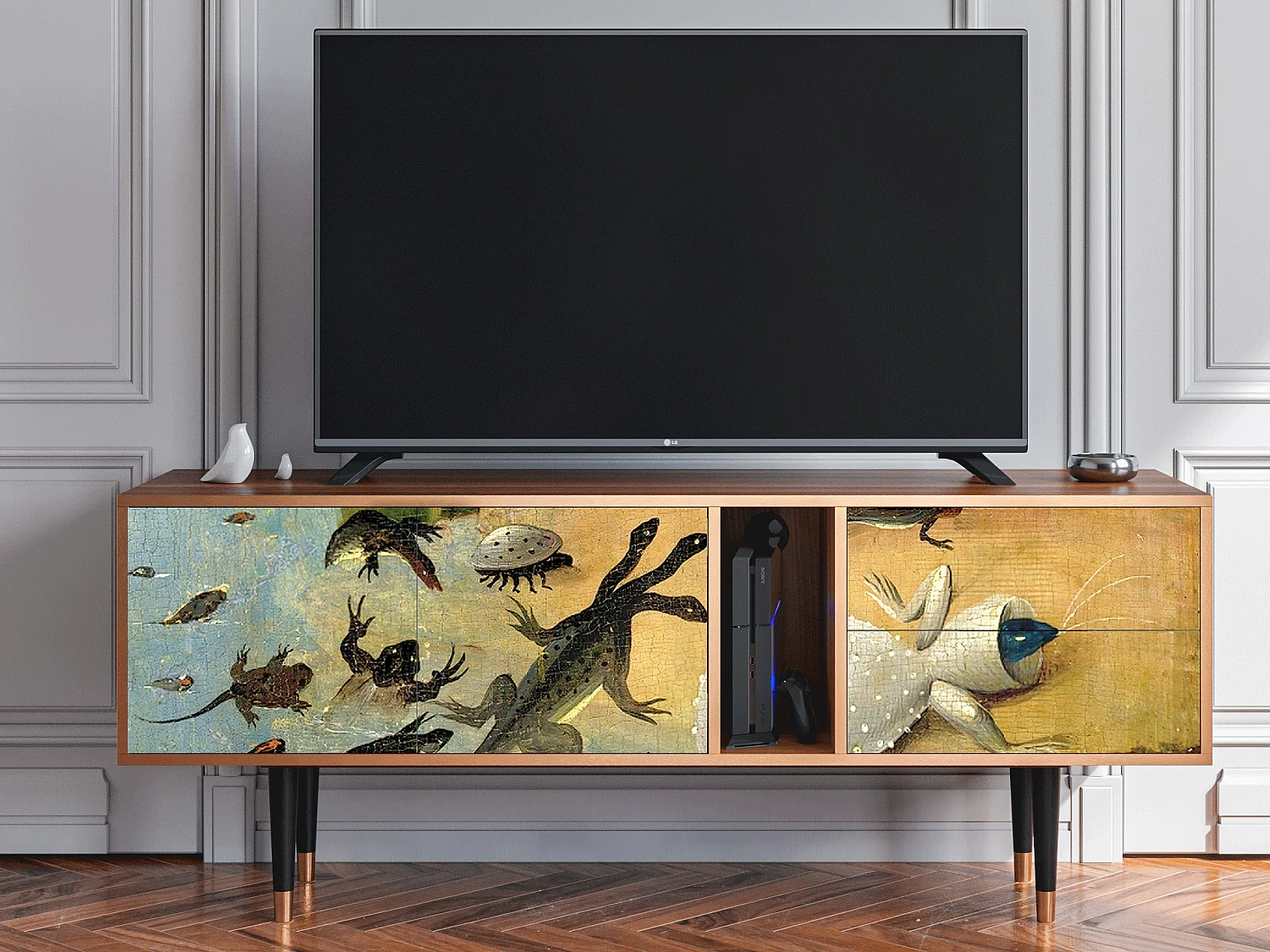 Mueble de TV - 170х69х48 cm - T1 - The Garden by Bosch, Nogueira