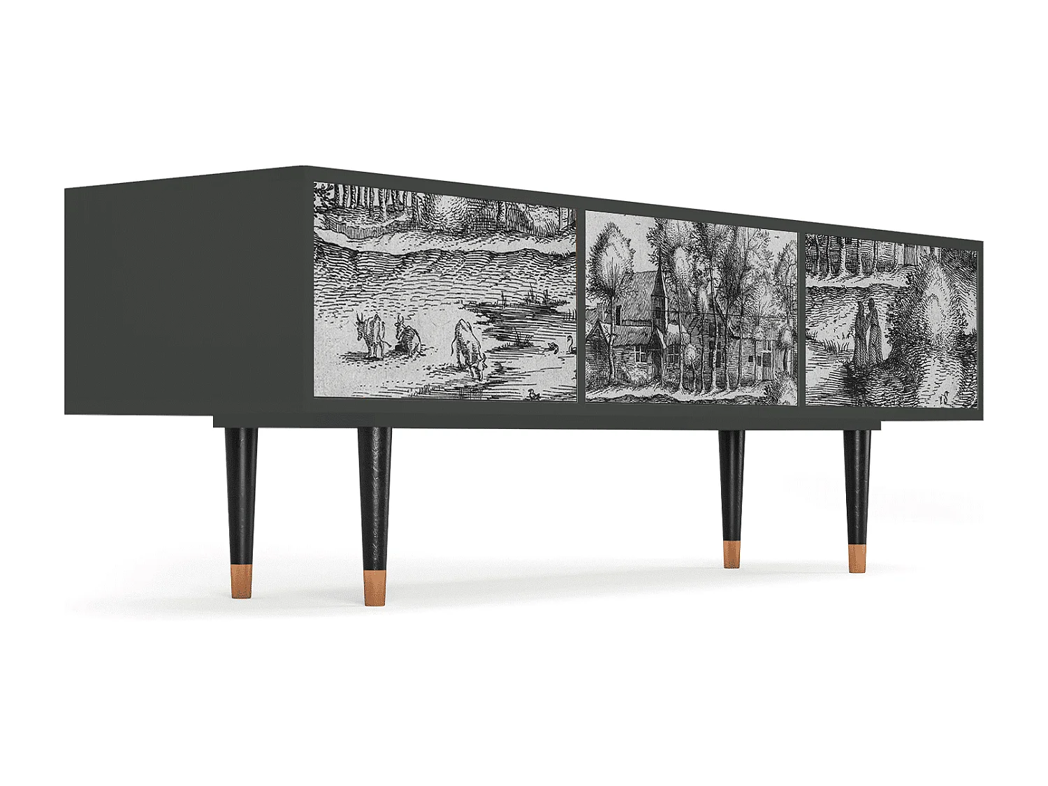 Meuble TV - 170х59х48 cm - T4 - A Pond, Anthracite