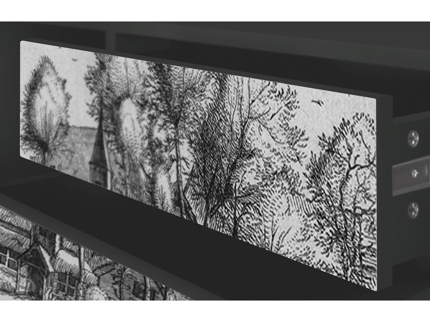 Meuble TV - 170х59х48 cm - T4 - A Pond, Anthracite