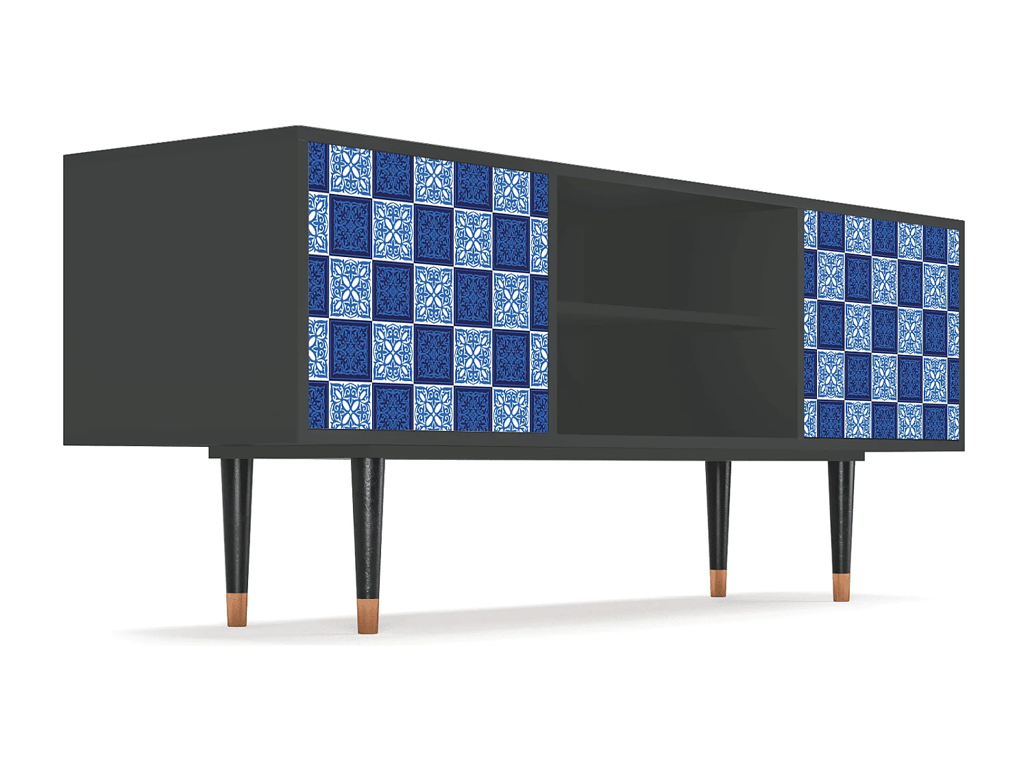 Meuble TV - 170х69х48 cm - T2 - Light Path, Anthracite