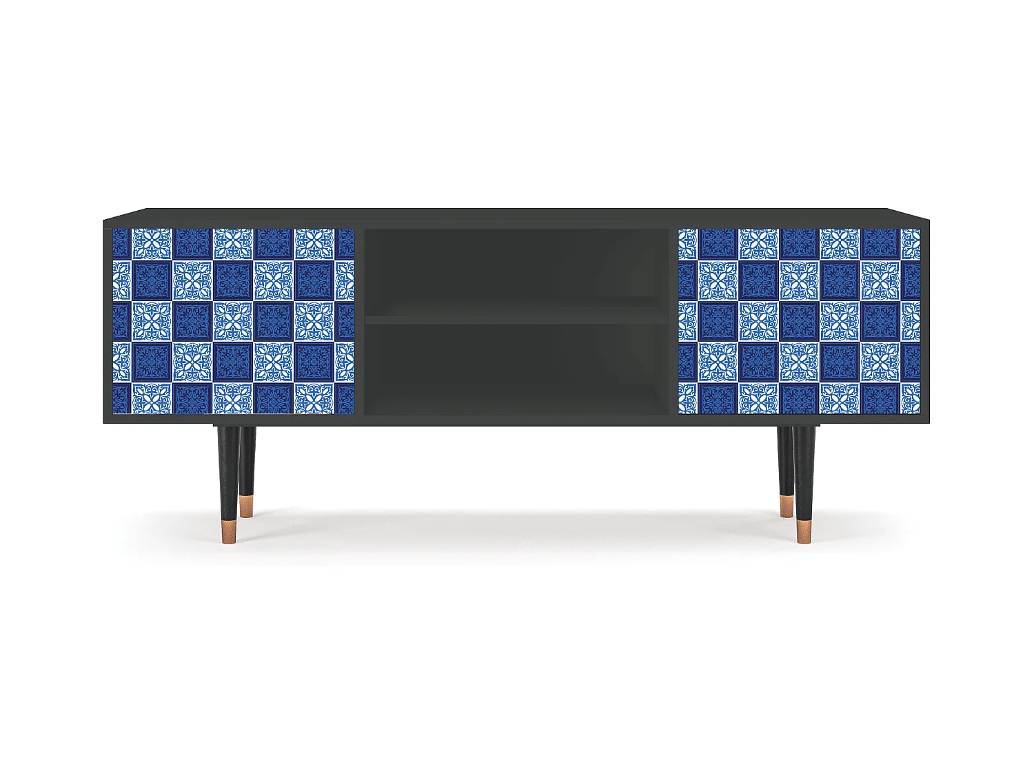 Meuble TV - 170х69х48 cm - T2 - Light Path, Anthracite
