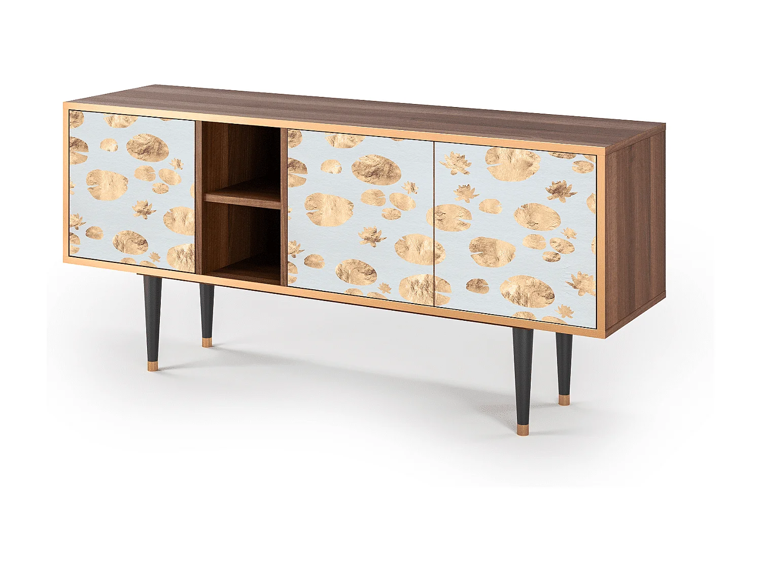 TV-meubel - 150х69х41 cm - T5 - Blue Giraffe, Walnoot