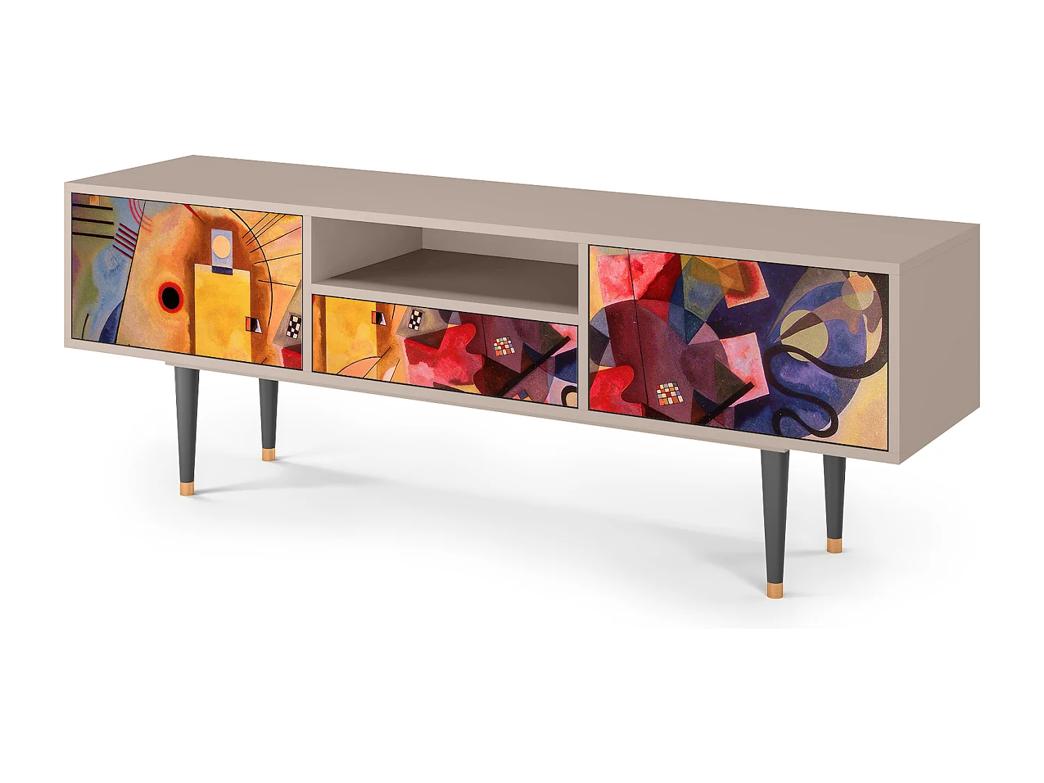 Mobile TV - 170х59х41 cm - T6 - Modern Art, Latte