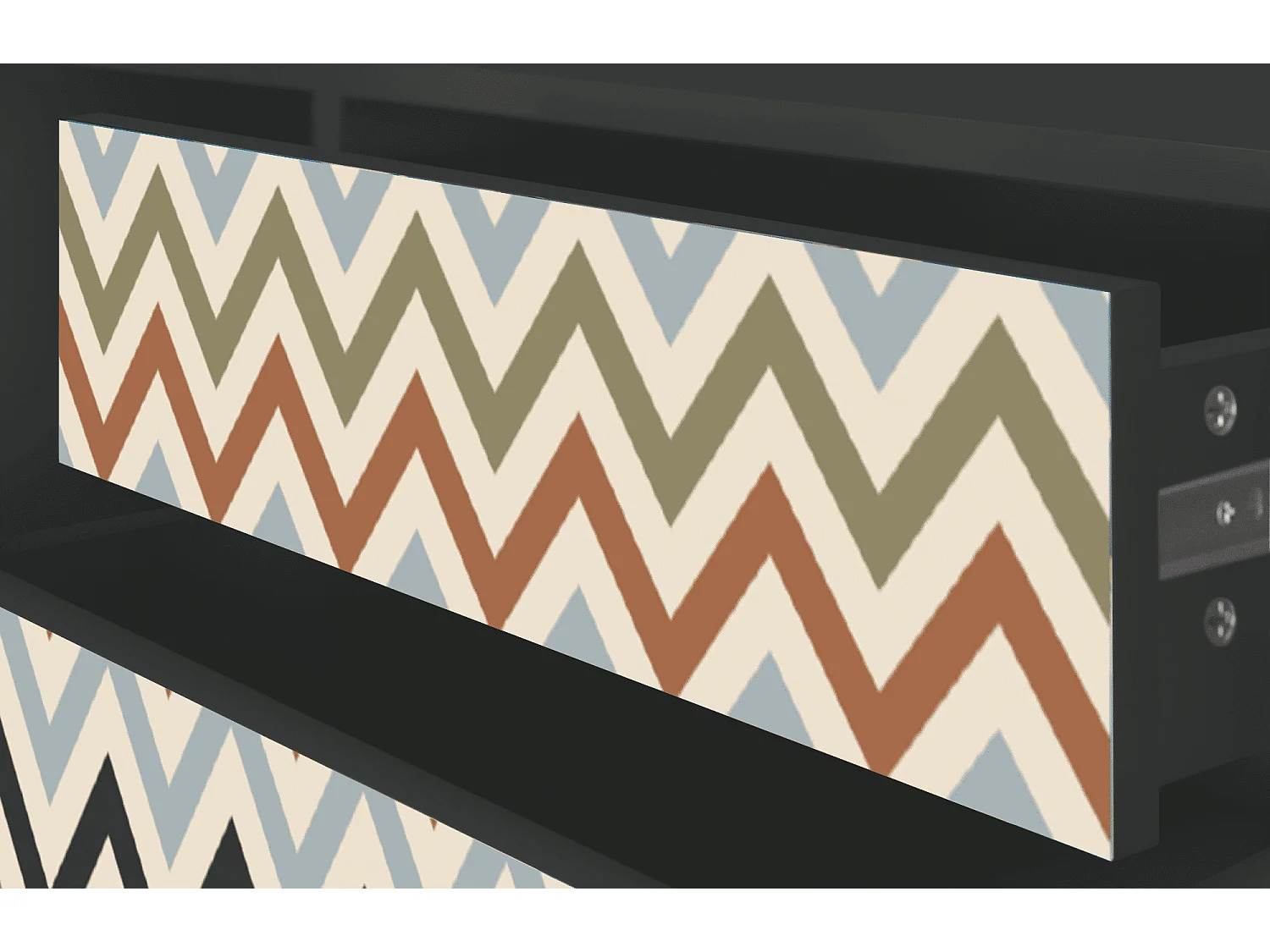 Meuble TV - 170х59х48 cm - T4 - Bright Ripple, Anthracite