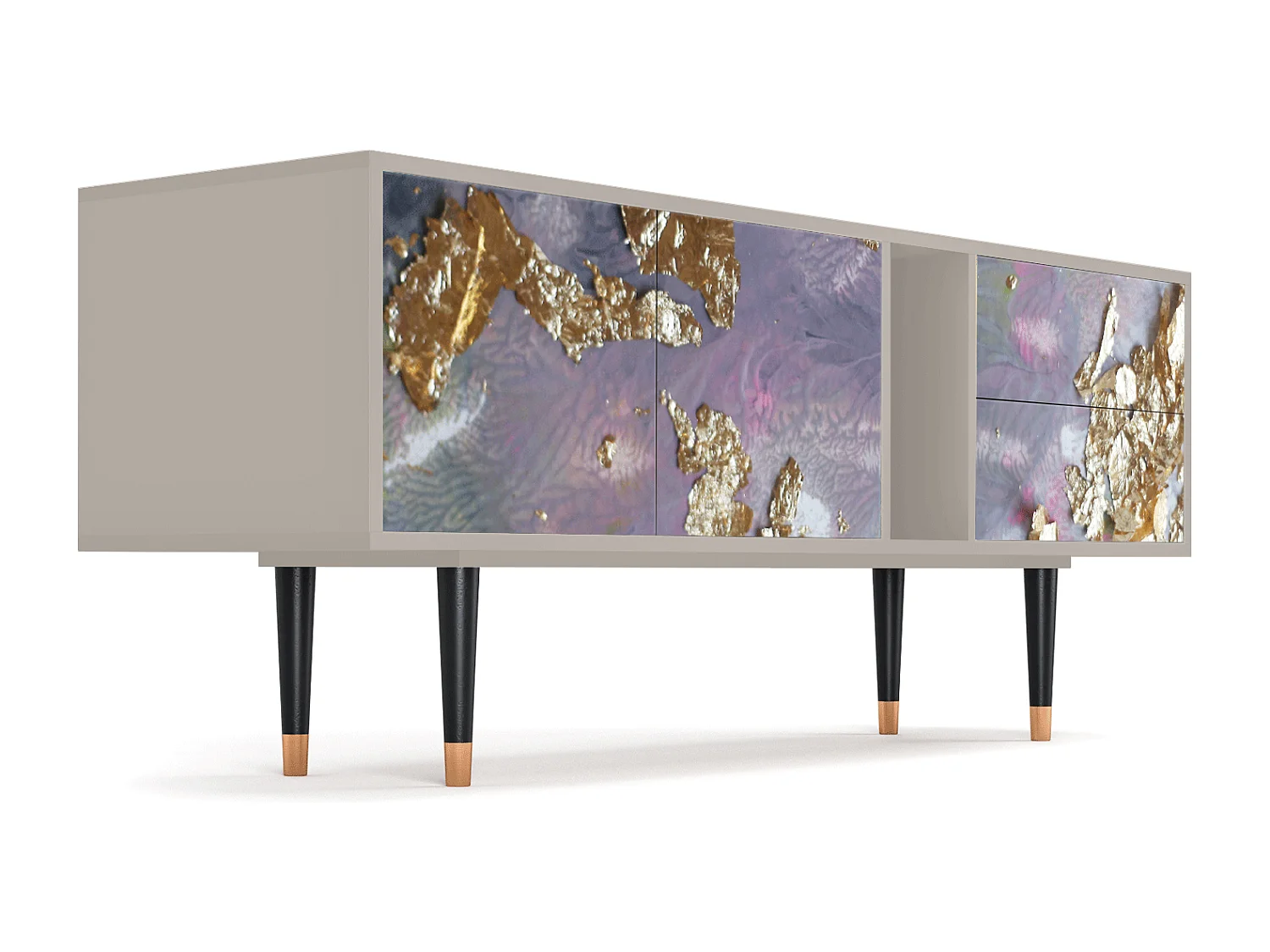 TV-Möbel - 170х69х48 cm - T1 - Planet Earth, Sand