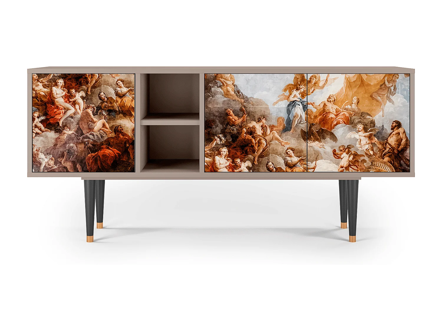 Mueble de TV - 150х69х41 cm - T5 - Versailles, Latte