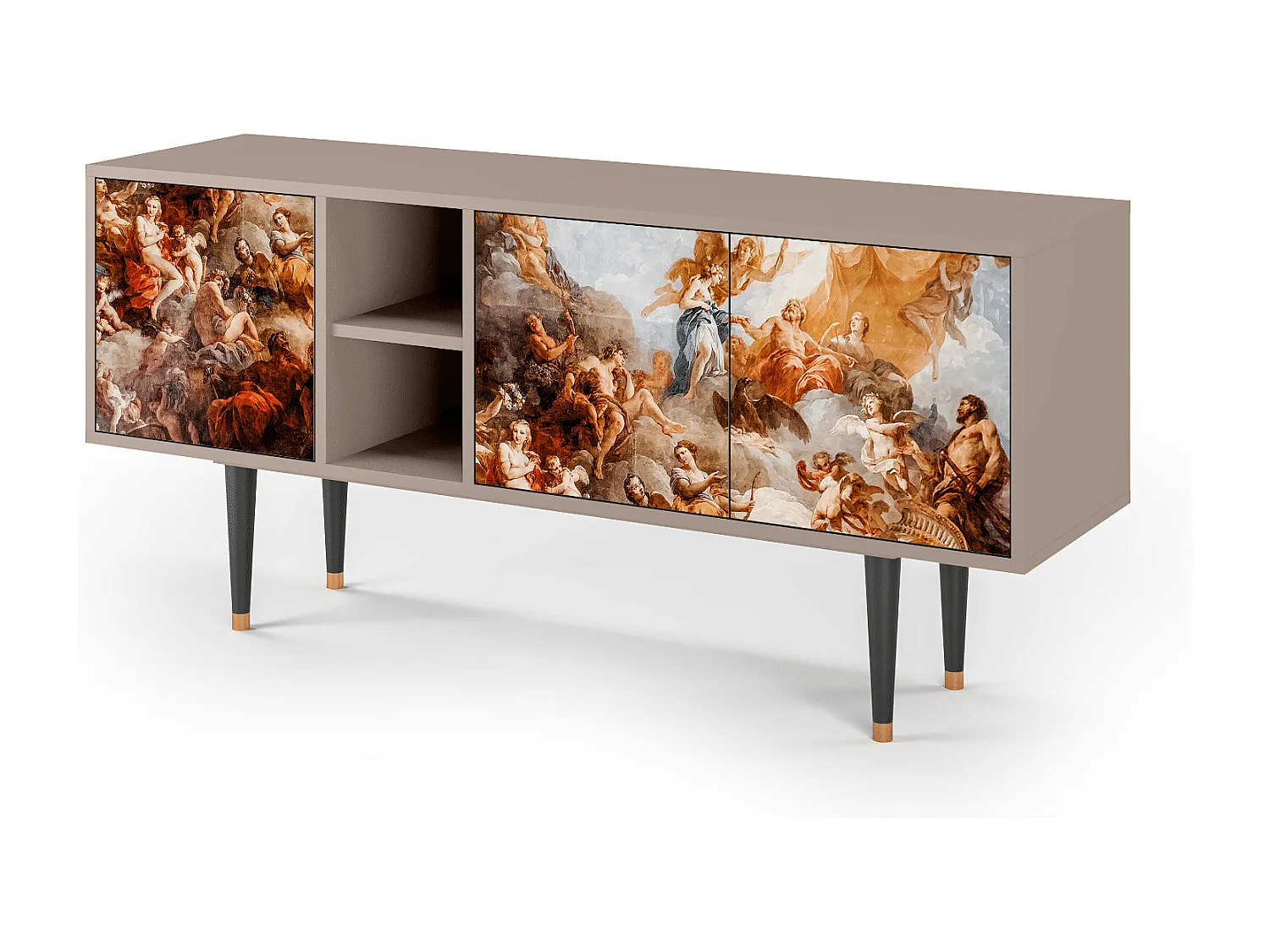 Mueble de TV - 150х69х41 cm - T5 - Versailles, Latte
