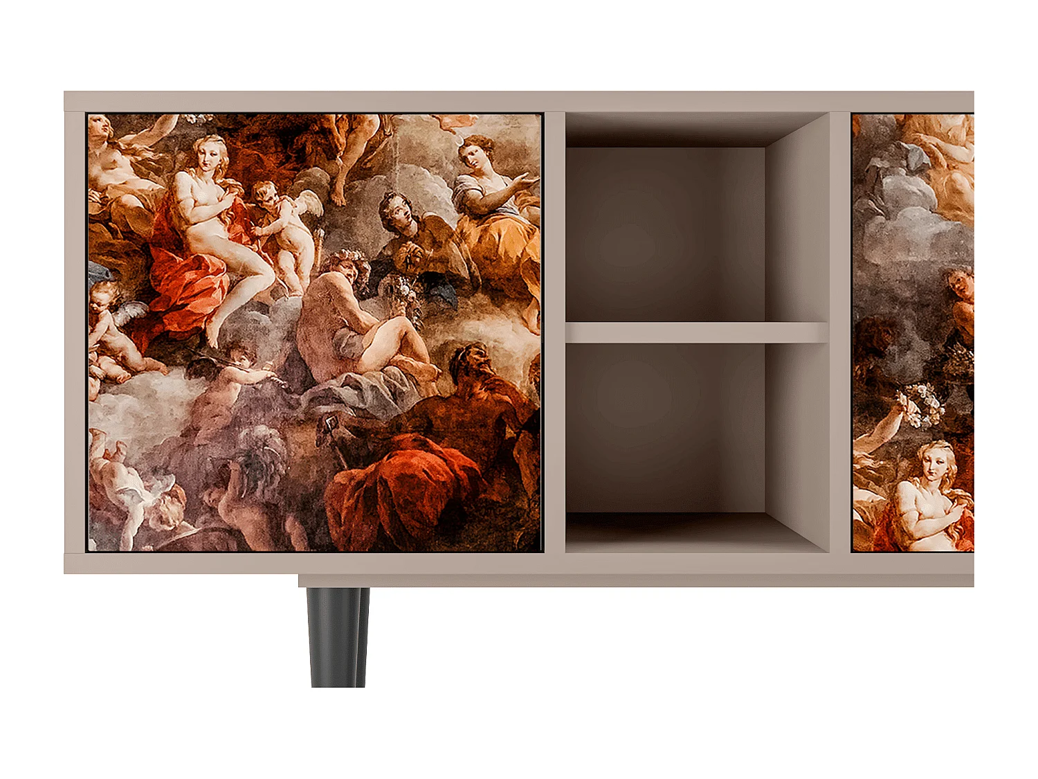 Mueble de TV - 150х69х41 cm - T5 - Versailles, Latte