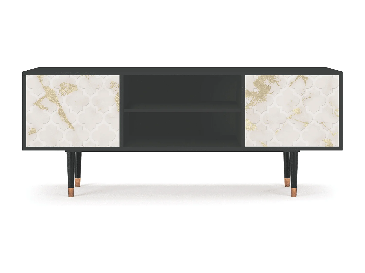 Mueble de TV - 170х69х48 cm - T2 - Sahara desert, Antracite