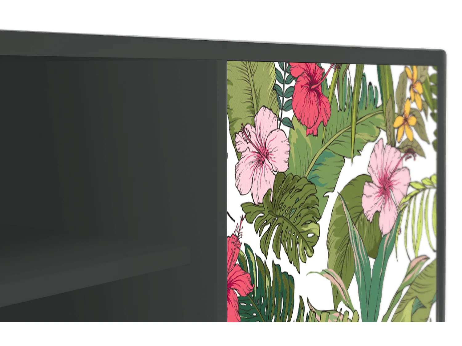 TV-meubel - 170х69х48 cm - T2 - Verdant Tropics, Antraciet