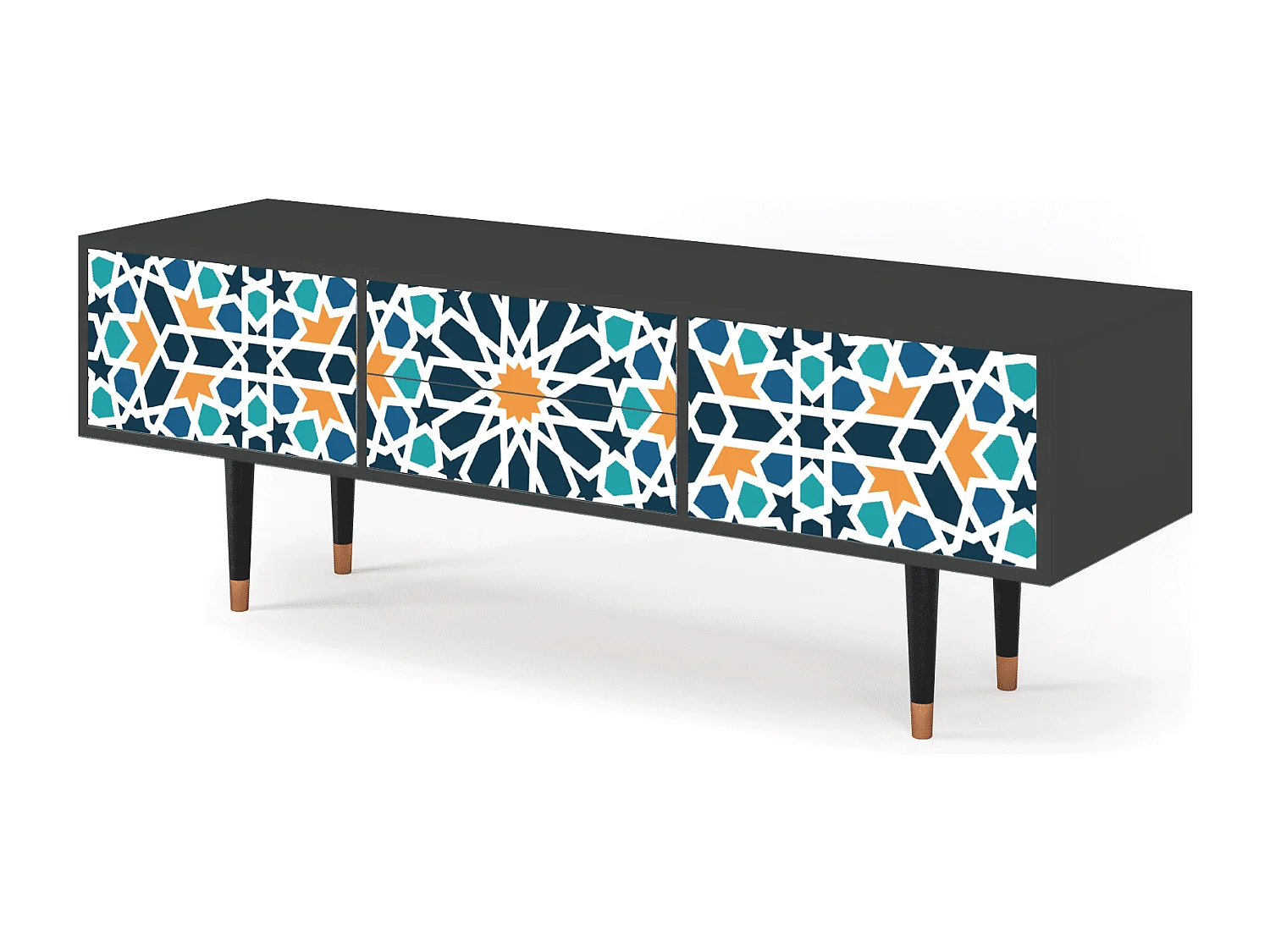 TV-meubel - 170х59х48 cm - T4 - Kaleidoscope, Antraciet