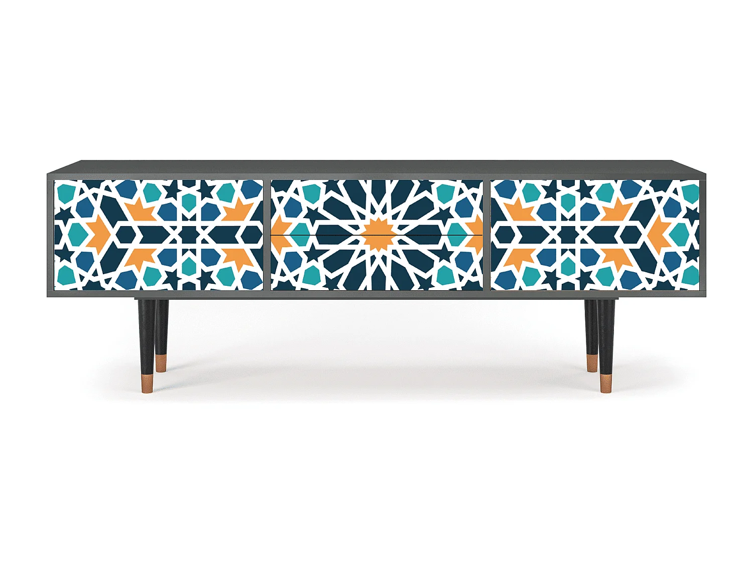 Mobile TV - 170х59х48 cm - T4 - Kaleidoscope, Antracite