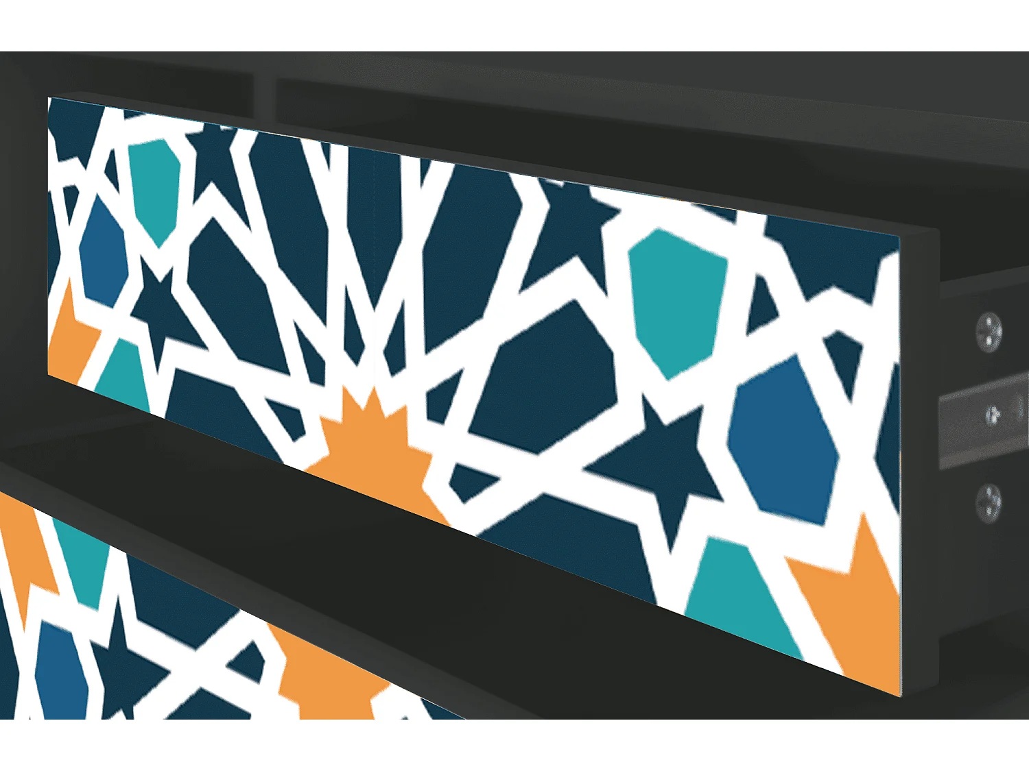 Mobile TV - 170х59х48 cm - T4 - Kaleidoscope, Antracite