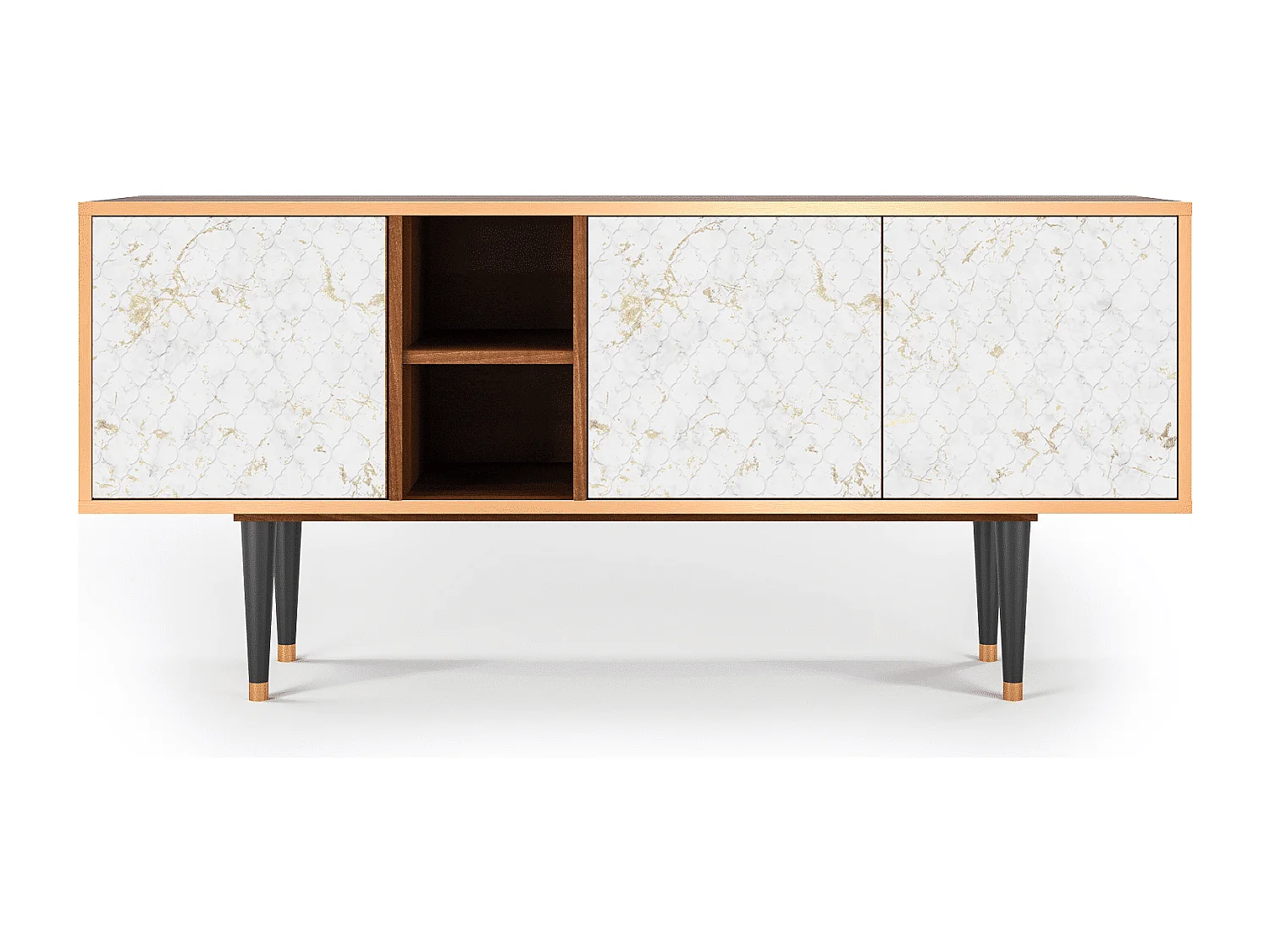 Meuble TV - 150х69х41 cm - T5 - Sweet Cotton, Noyer