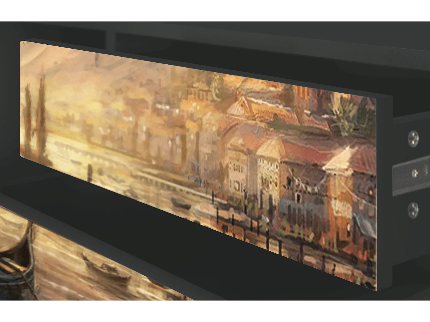 TV-Möbel - 170х59х48 cm - T4 - Venice, Anthrazit