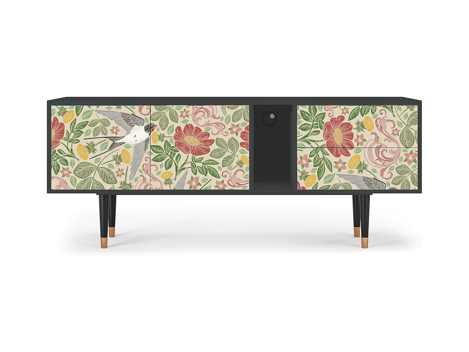 TV-Möbel - 170х69х48 cm - T1 - Spring Swallow, Anthrazit