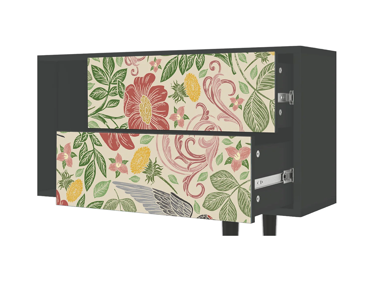 TV-Möbel - 170х69х48 cm - T1 - Spring Swallow, Anthrazit