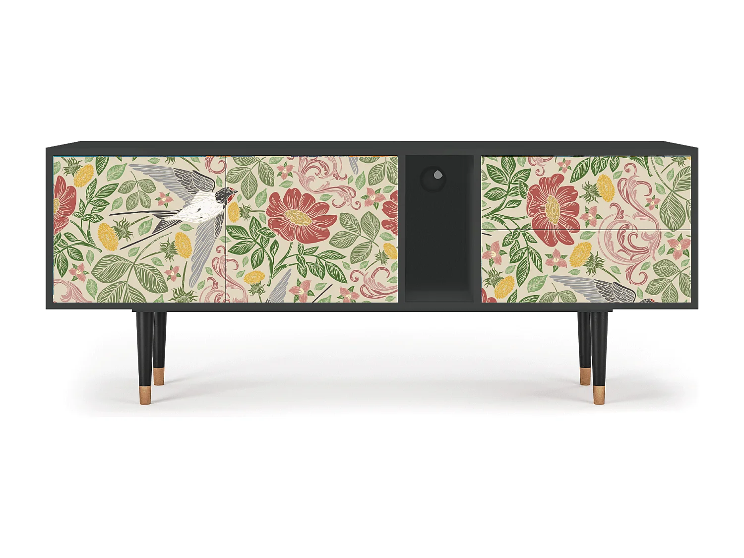 TV-Möbel - 170х69х48 cm - T1 - Spring Swallow, Anthrazit