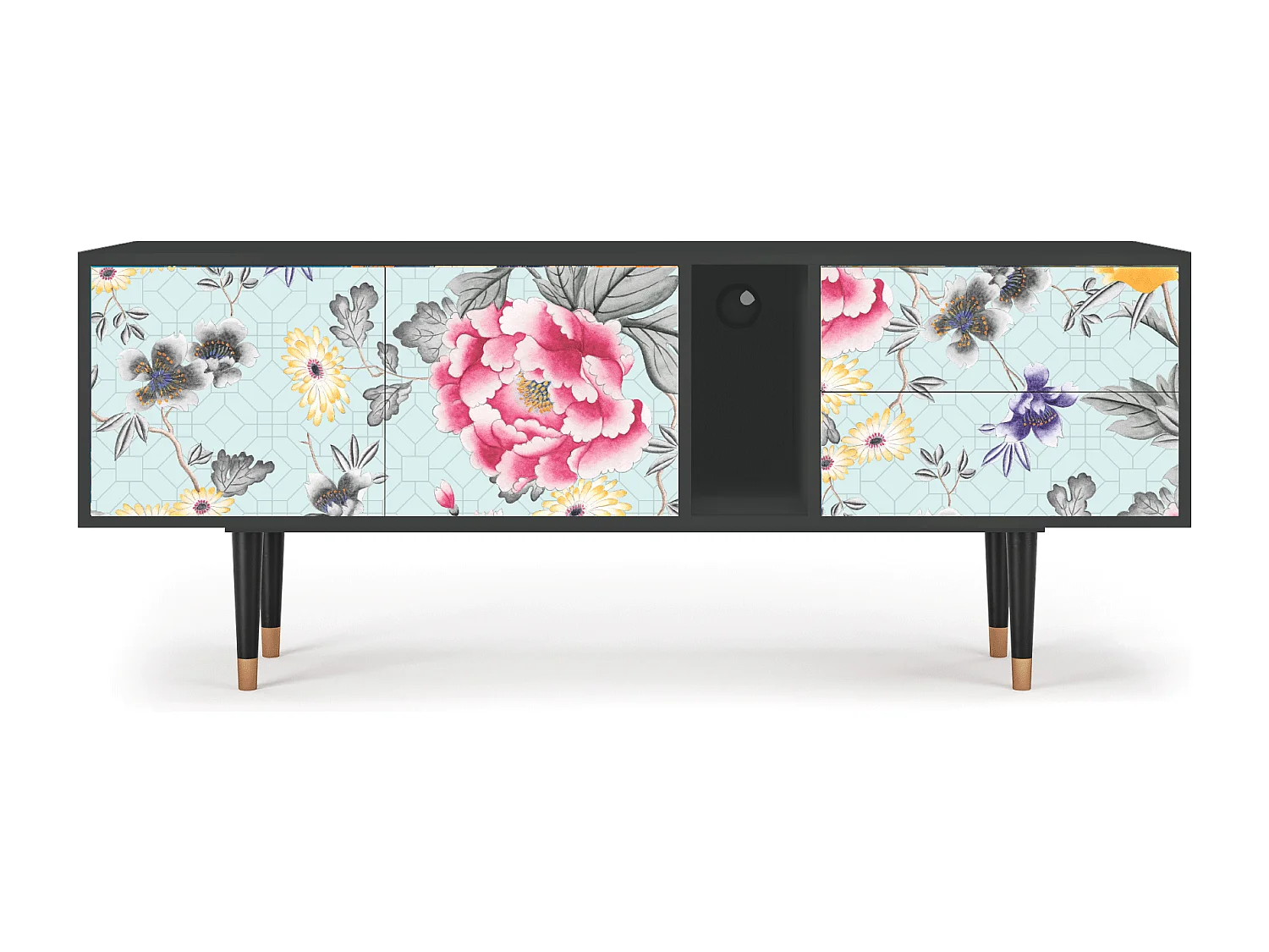 Meuble TV - 170х69х48 cm - T1 - Sky Garden, Anthracite