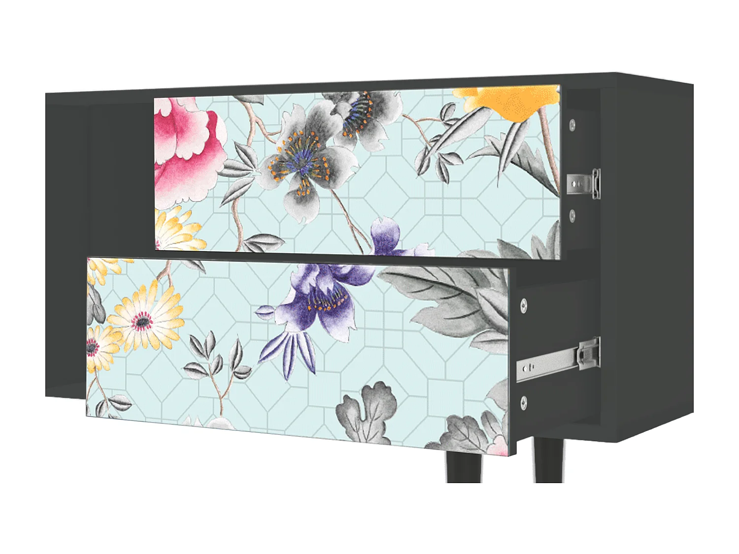 Meuble TV - 170х69х48 cm - T1 - Sky Garden, Anthracite