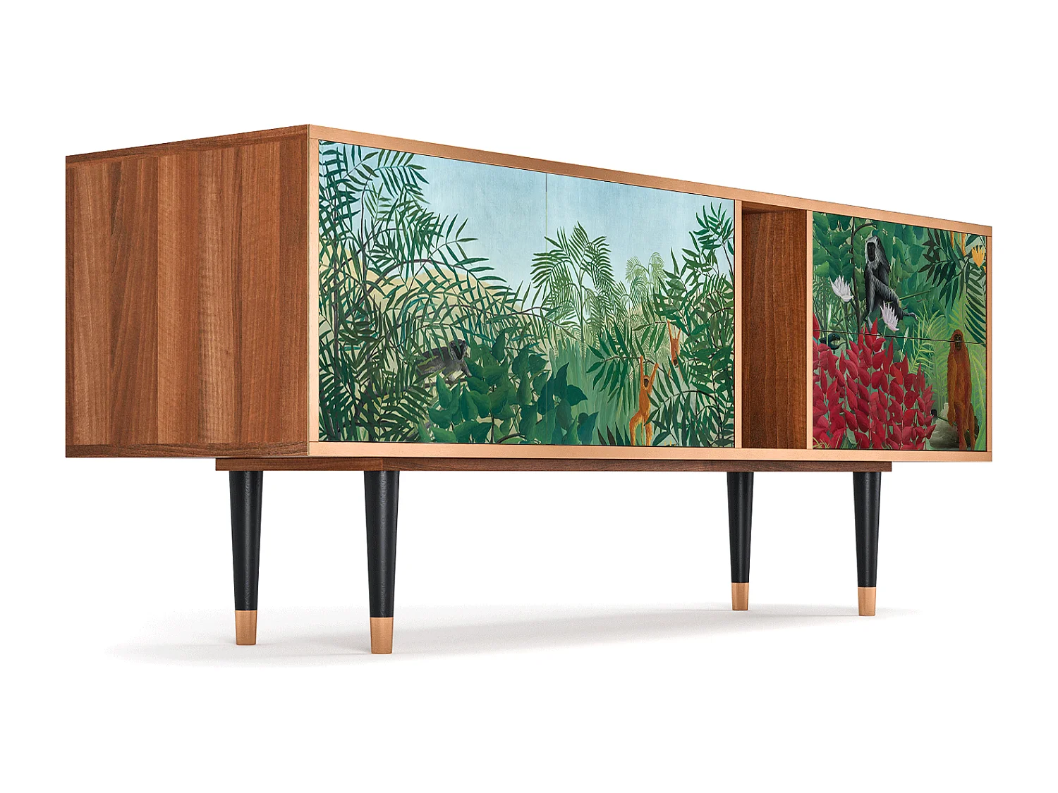 Mobile TV - 170х69х48 cm - T1 - Jungles in Paris, Noce