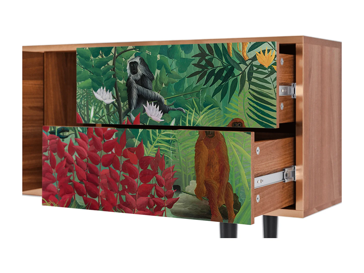 Mobile TV - 170х69х48 cm - T1 - Jungles in Paris, Noce