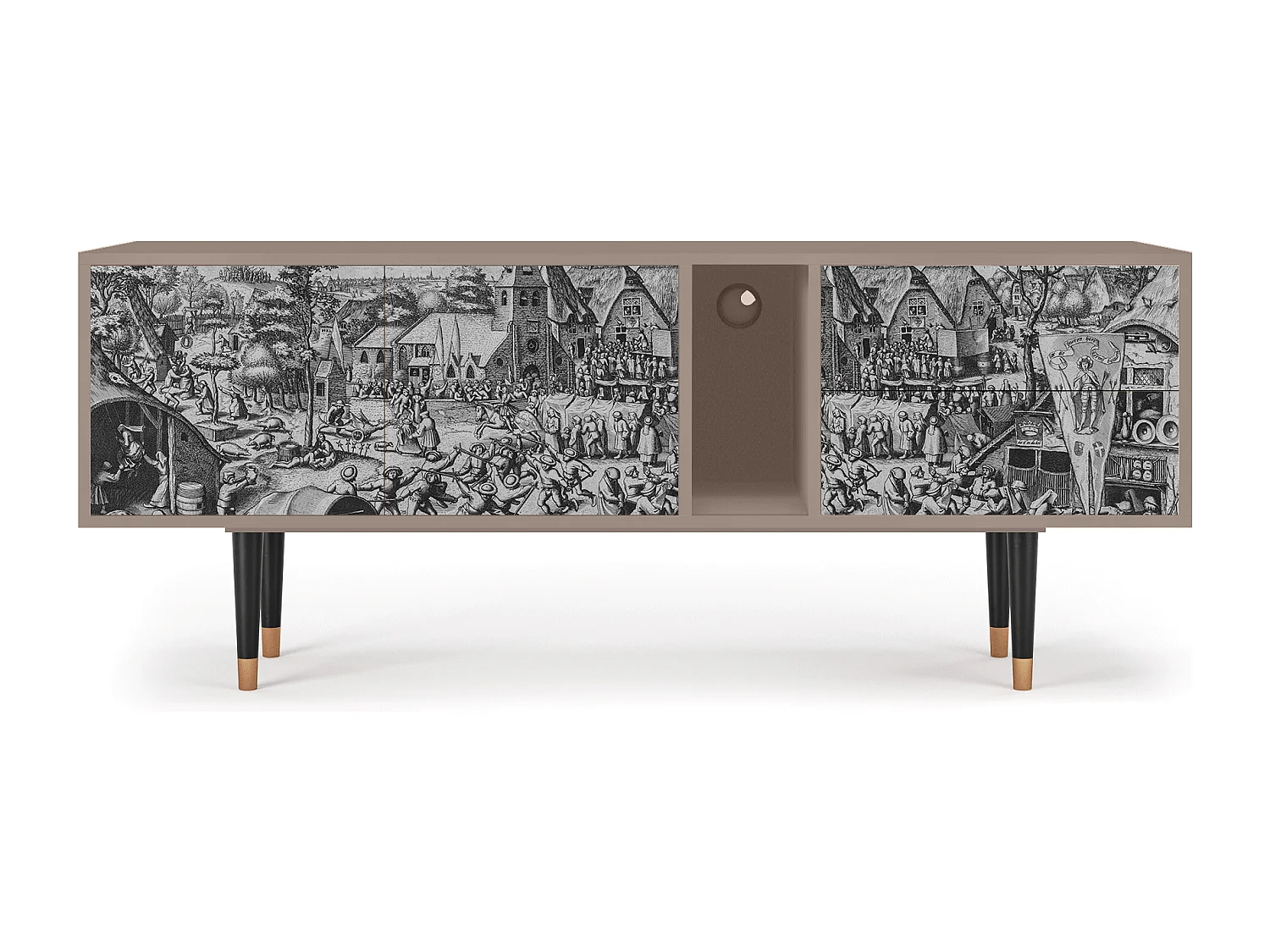 Meuble TV - 170х69х48 cm - T1 - The Festival of Saint, Latte