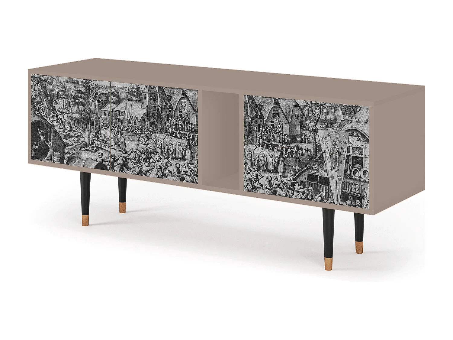 Meuble TV - 170х69х48 cm - T1 - The Festival of Saint, Latte