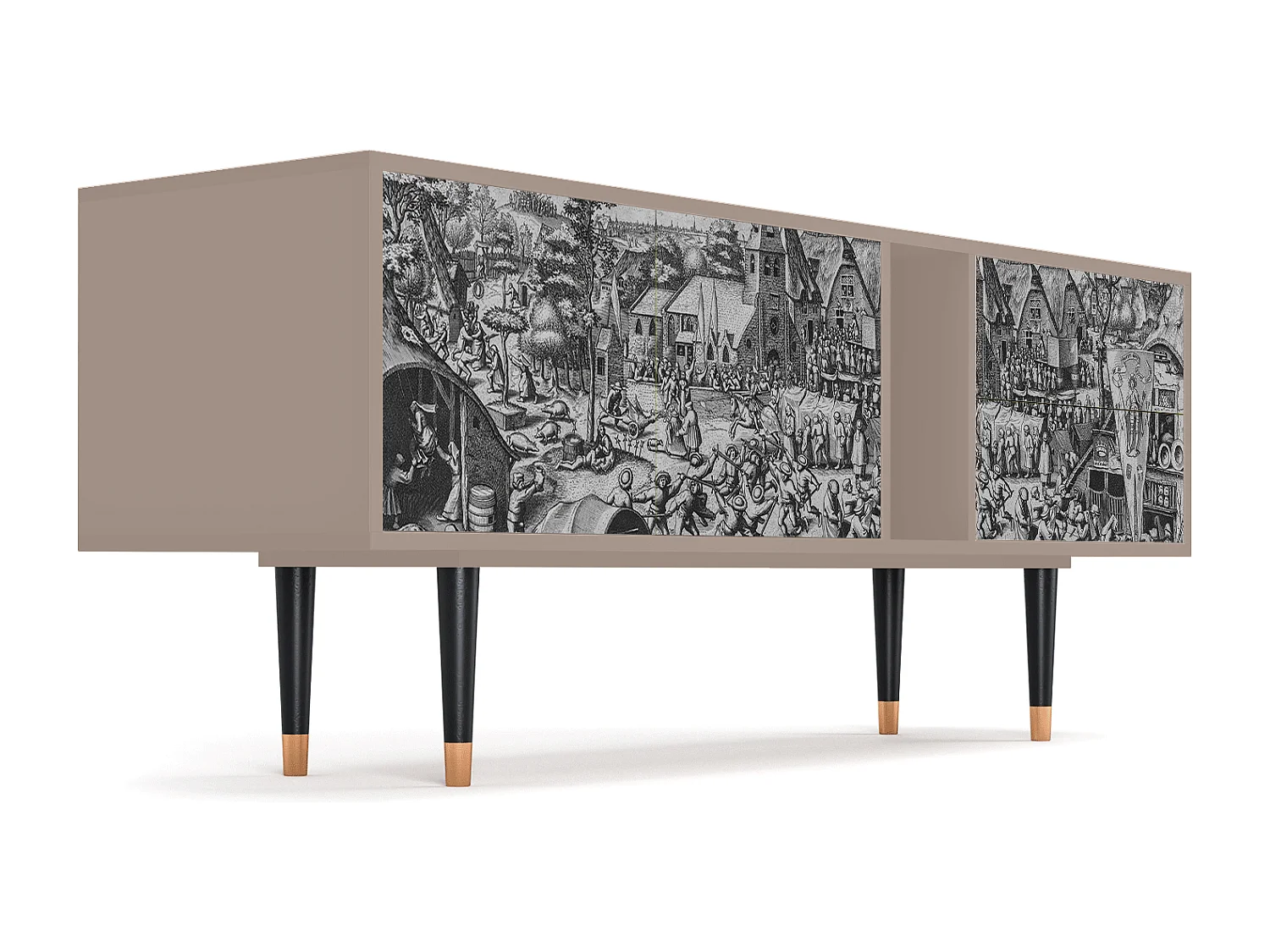 Meuble TV - 170х69х48 cm - T1 - The Festival of Saint, Latte