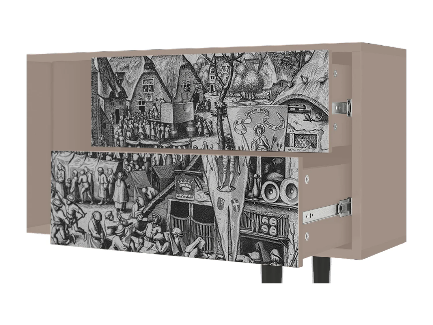 Meuble TV - 170х69х48 cm - T1 - The Festival of Saint, Latte