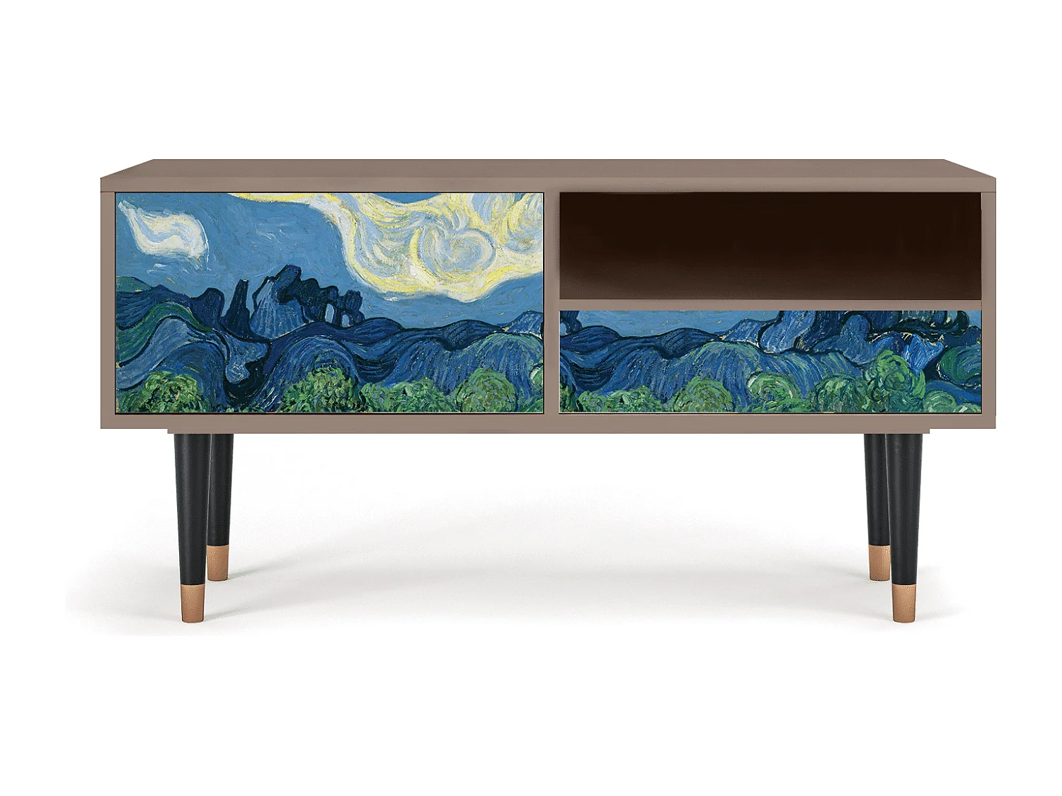 TV-Möbel - 115х59х48 cm - T3 - The Oil Trees, Latte