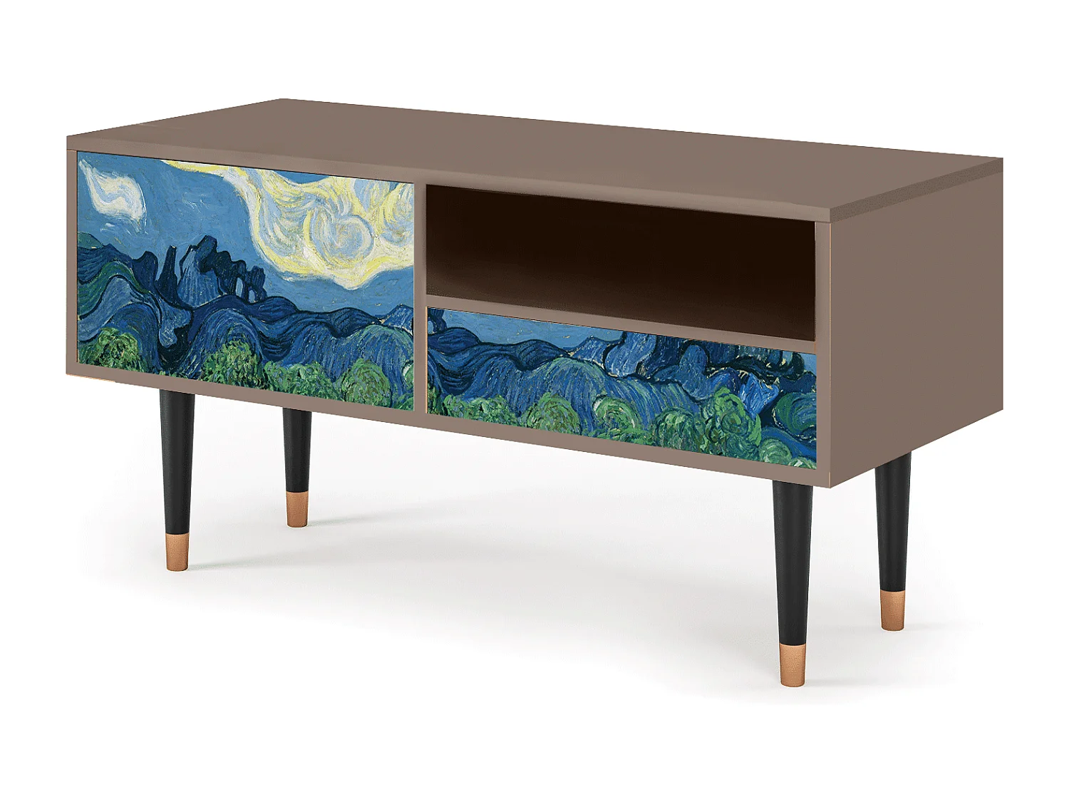 TV-Möbel - 115х59х48 cm - T3 - The Oil Trees, Latte