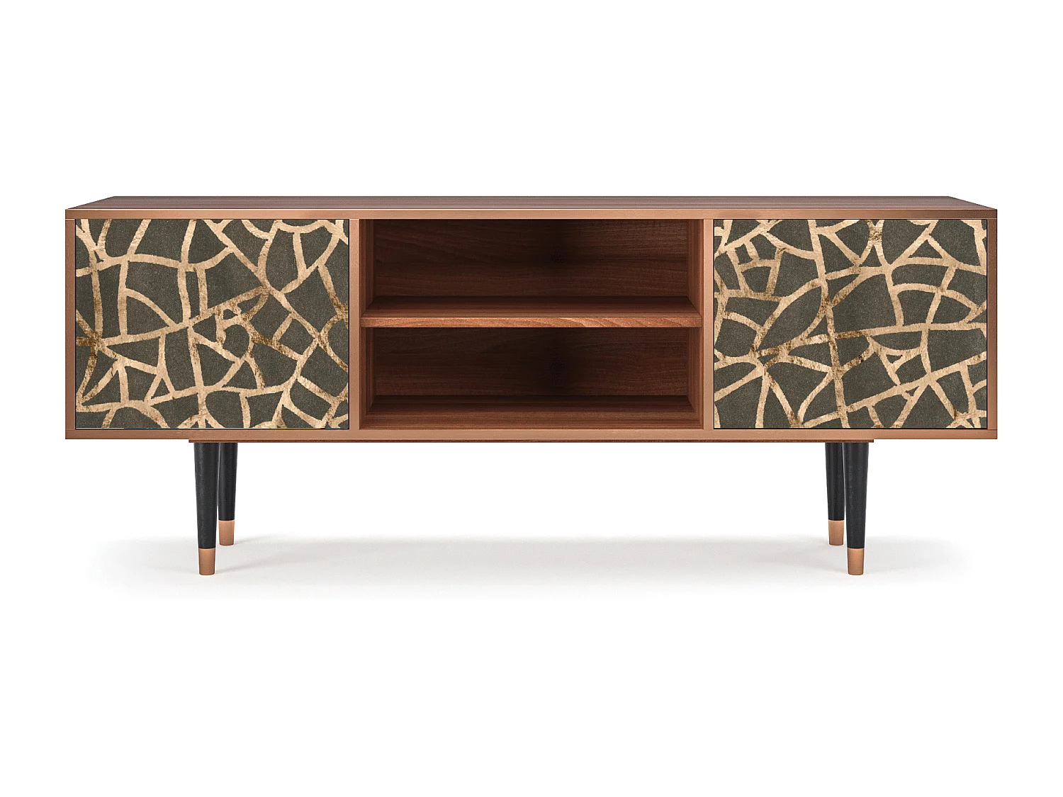 Mueble de TV - 170х69х48 cm - T2 - Enlarged Leaf, Nogal