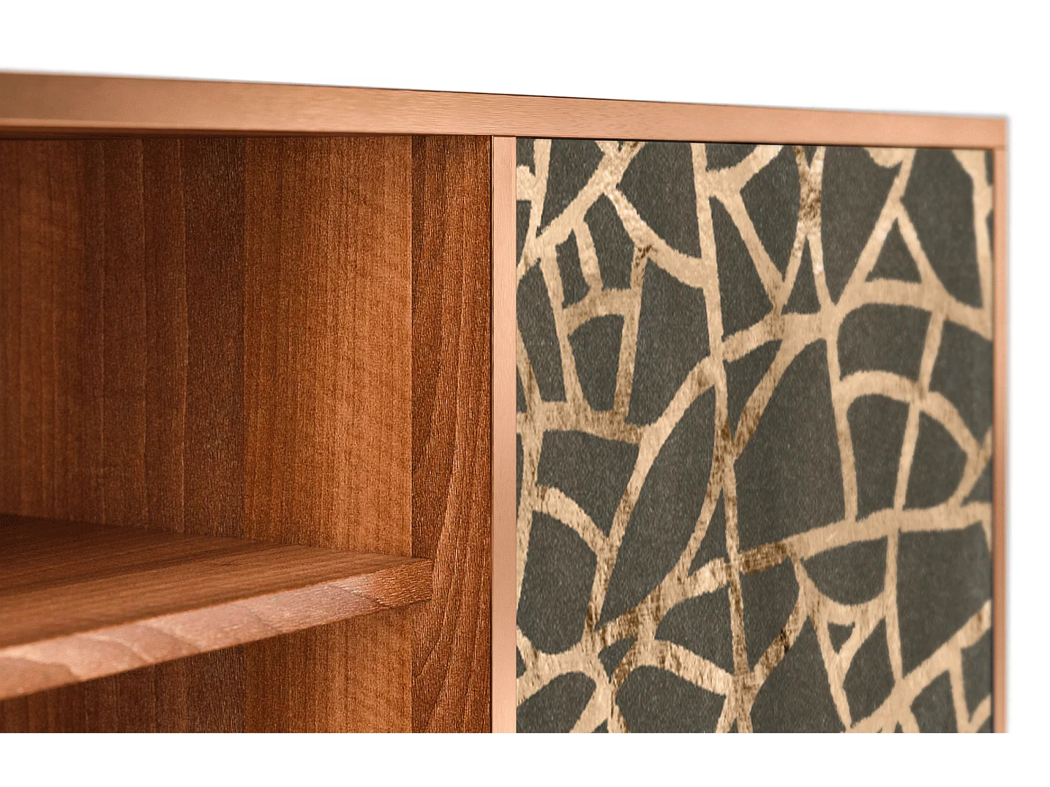 Mueble de TV - 170х69х48 cm - T2 - Enlarged Leaf, Nogal