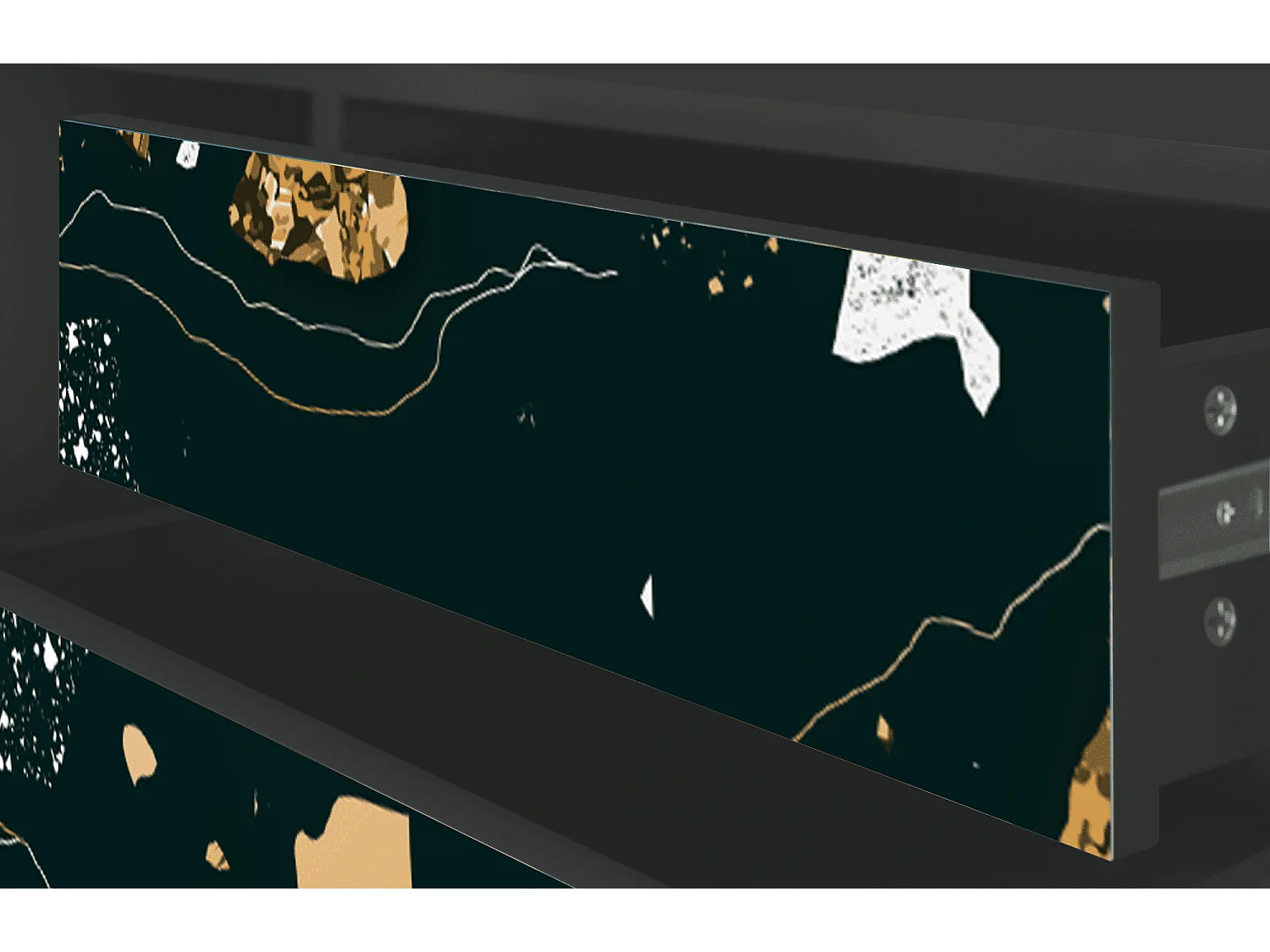 TV-Möbel - 170х59х48 cm - T4 - Space Rocks, Anthrazit