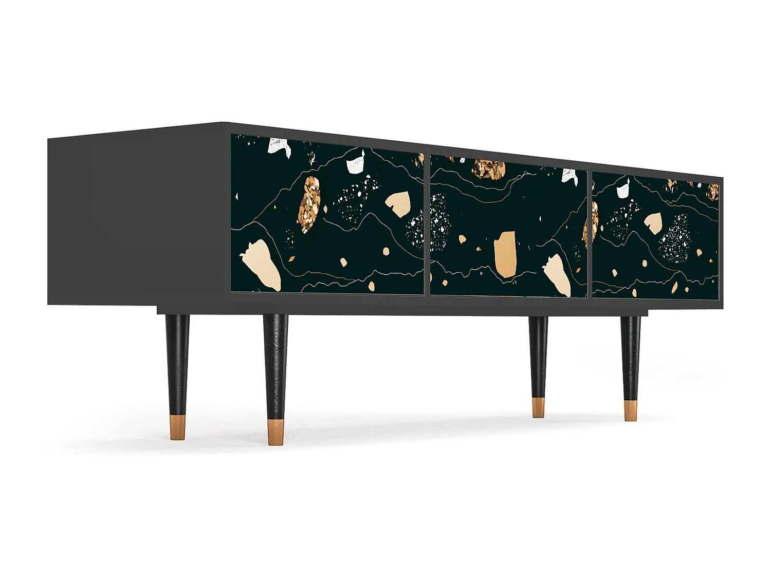 Meuble TV - 170х59х48 cm - T4 - Space Rocks, Anthracite